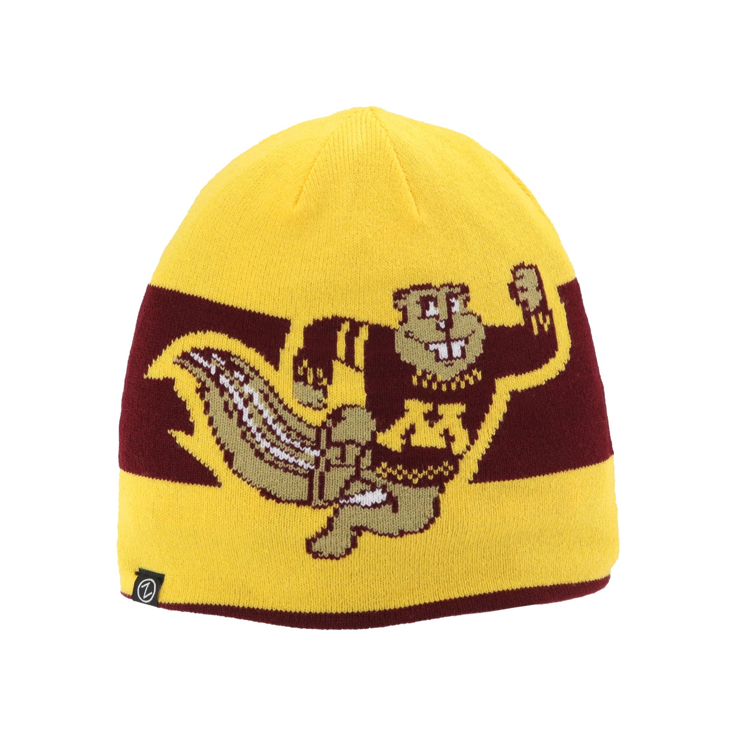 ZHATS Standard NCAA Officially Licensed Beanie Reverse, Team Color, One Size