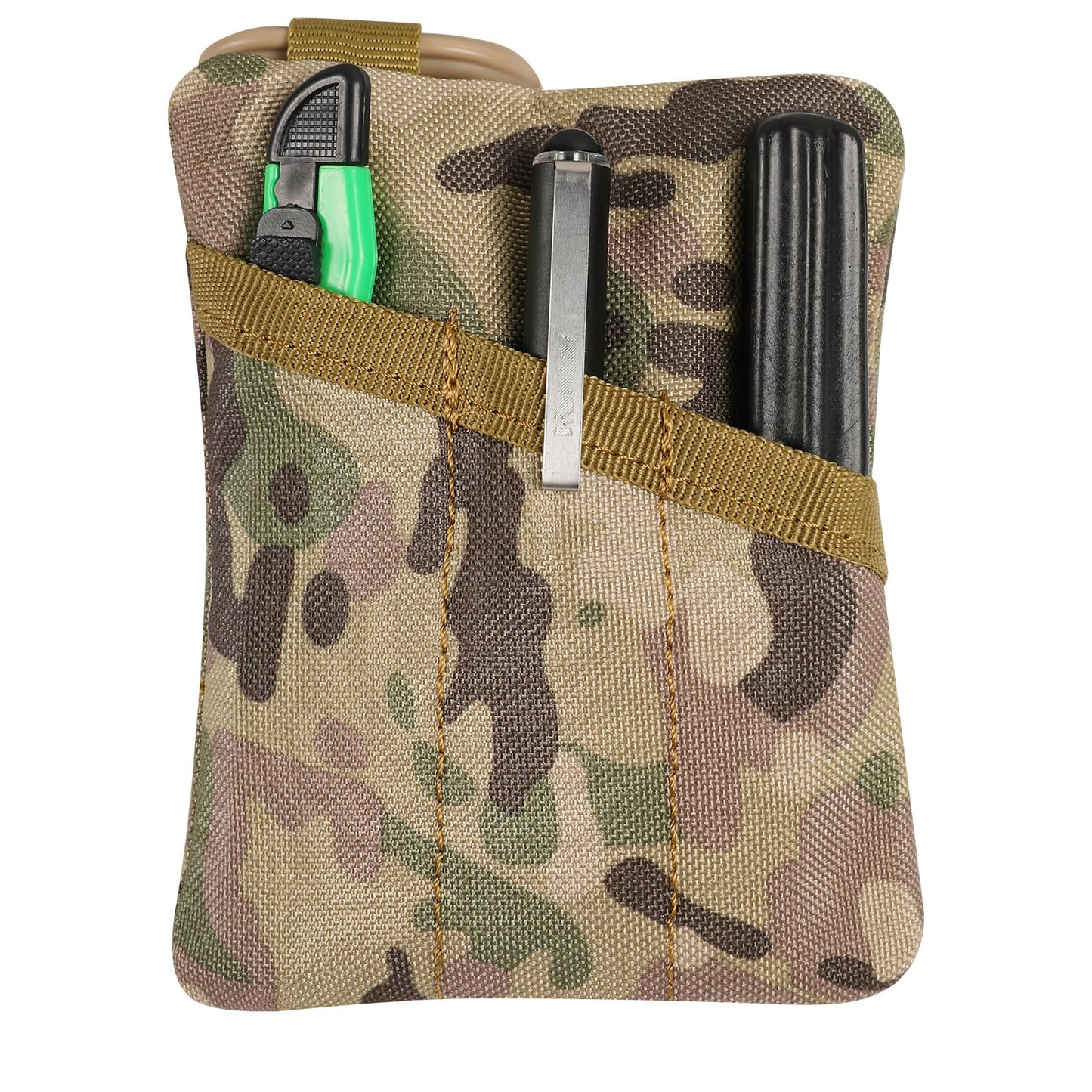 FRTKK 2 Pack Tactical Compact EDC Pouches Military Molle Utility Pouch Accessories Organizer Pouch Coin Purse Keychain Pocket Credit Card Holder Waist Pack
