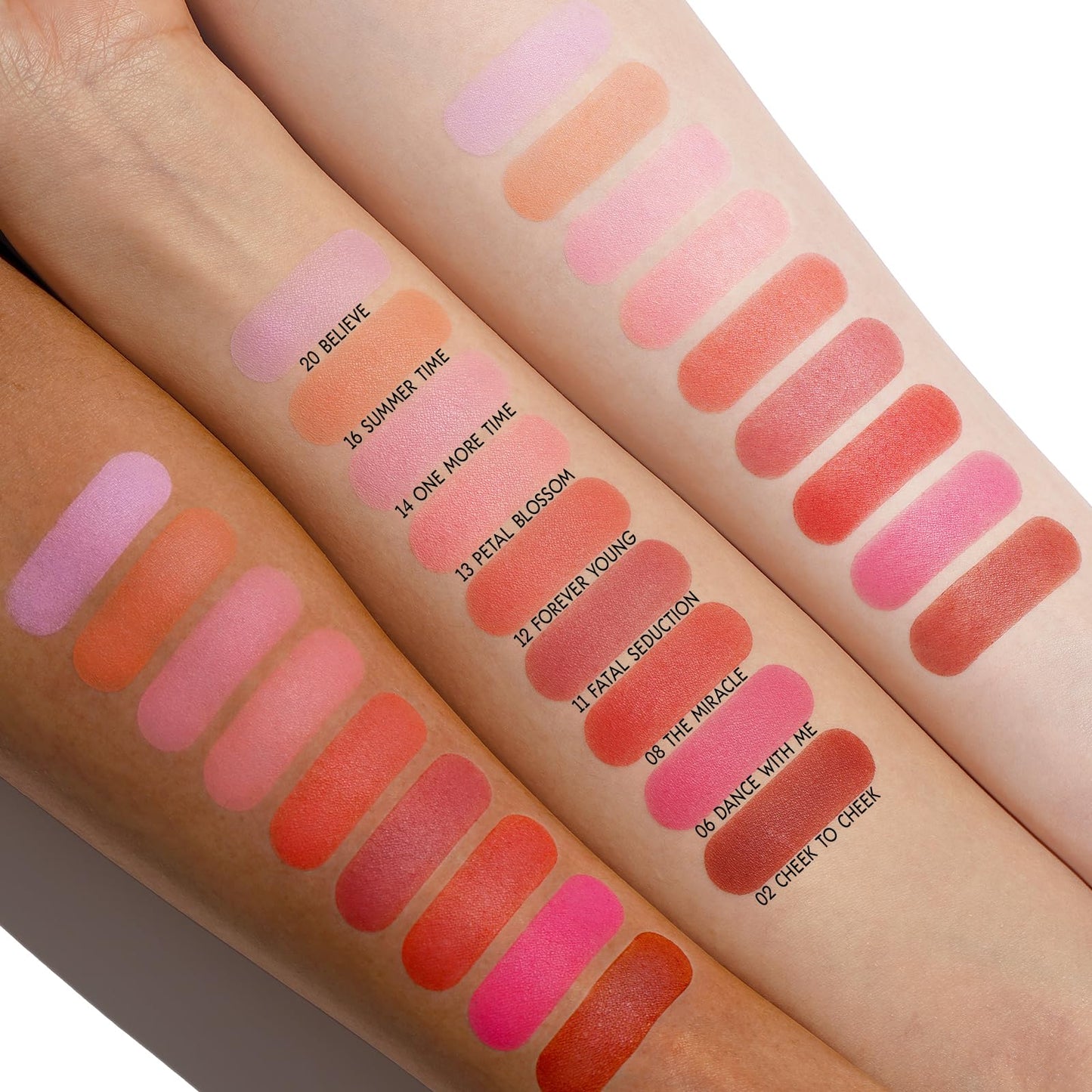 Oulac Plummy Brown Blush Makeup Powder| Rich Color Cream Blush Blendable| Natural Matte Tan Skin| Vegan &Cruelty-Free | 02 Cheek to Cheek 4.8g