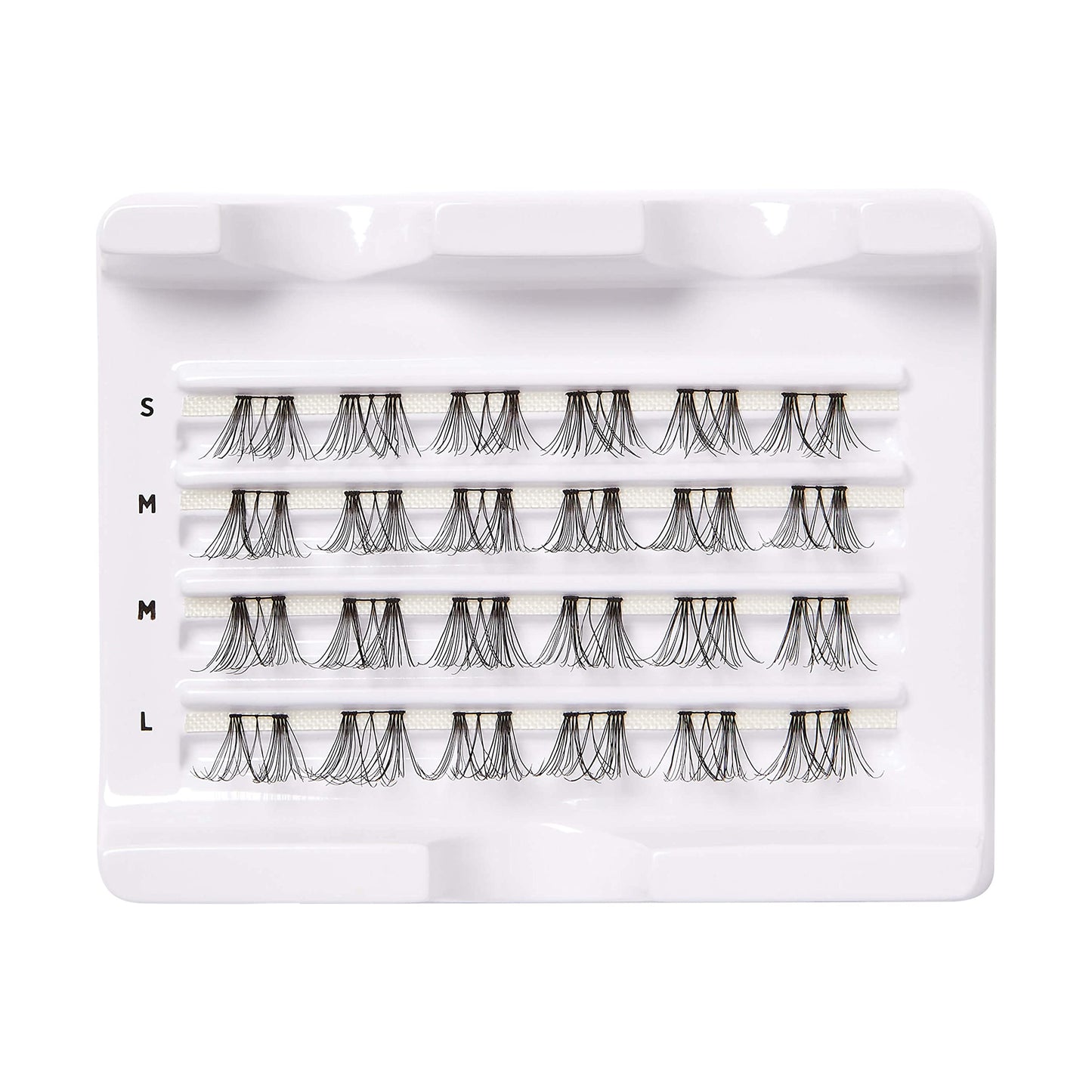 KISS Falscara Multipack False Eyelashes, Lash Clusters, 'Natural Wispy Wisps', 10mm-12mm-14mm, Includes 24 Assorted Lengths Wisps, Contact Lens Friendly, Easy to Apply, Reusable Strip Lashes
