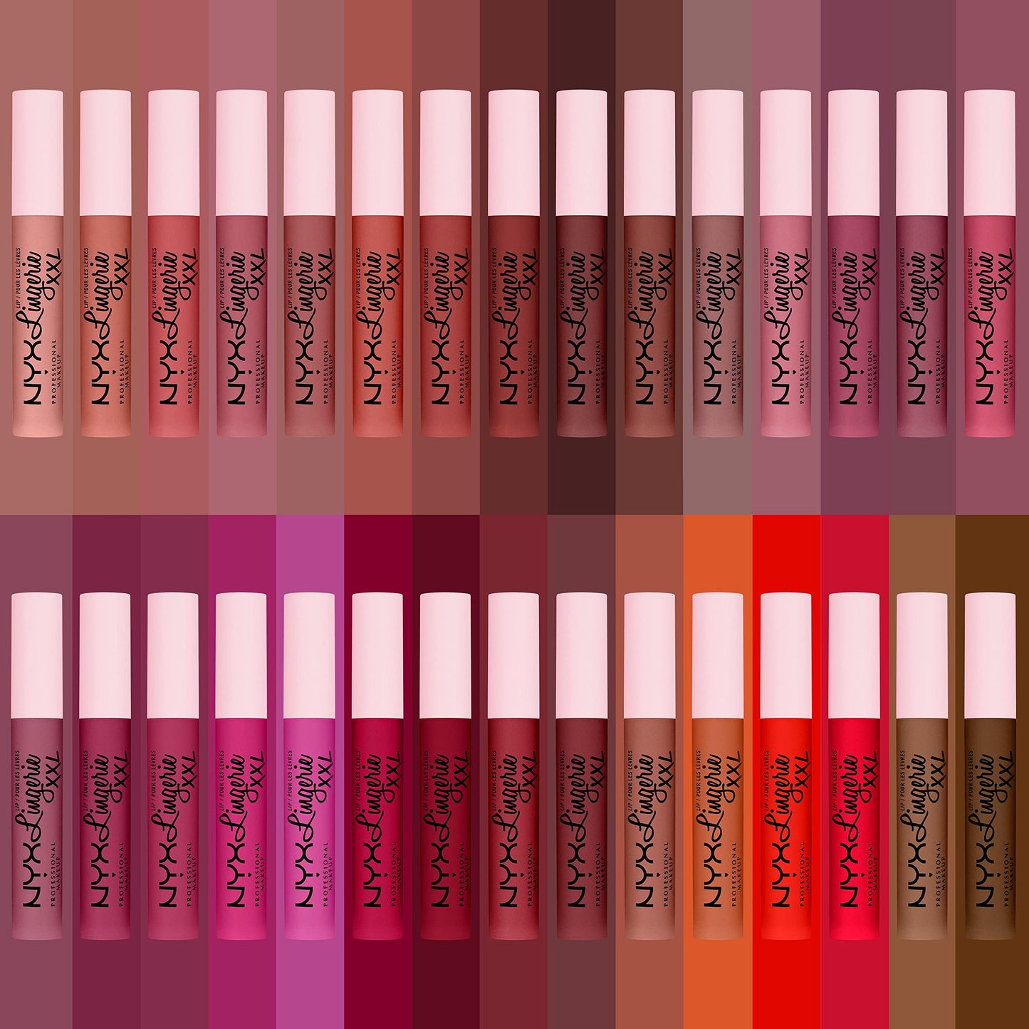 NYX PROFESSIONAL MAKEUP Lip Lingerie XXL Matte Liquid Lipstick - Maxx Out (Cool Toned Light Pink)
