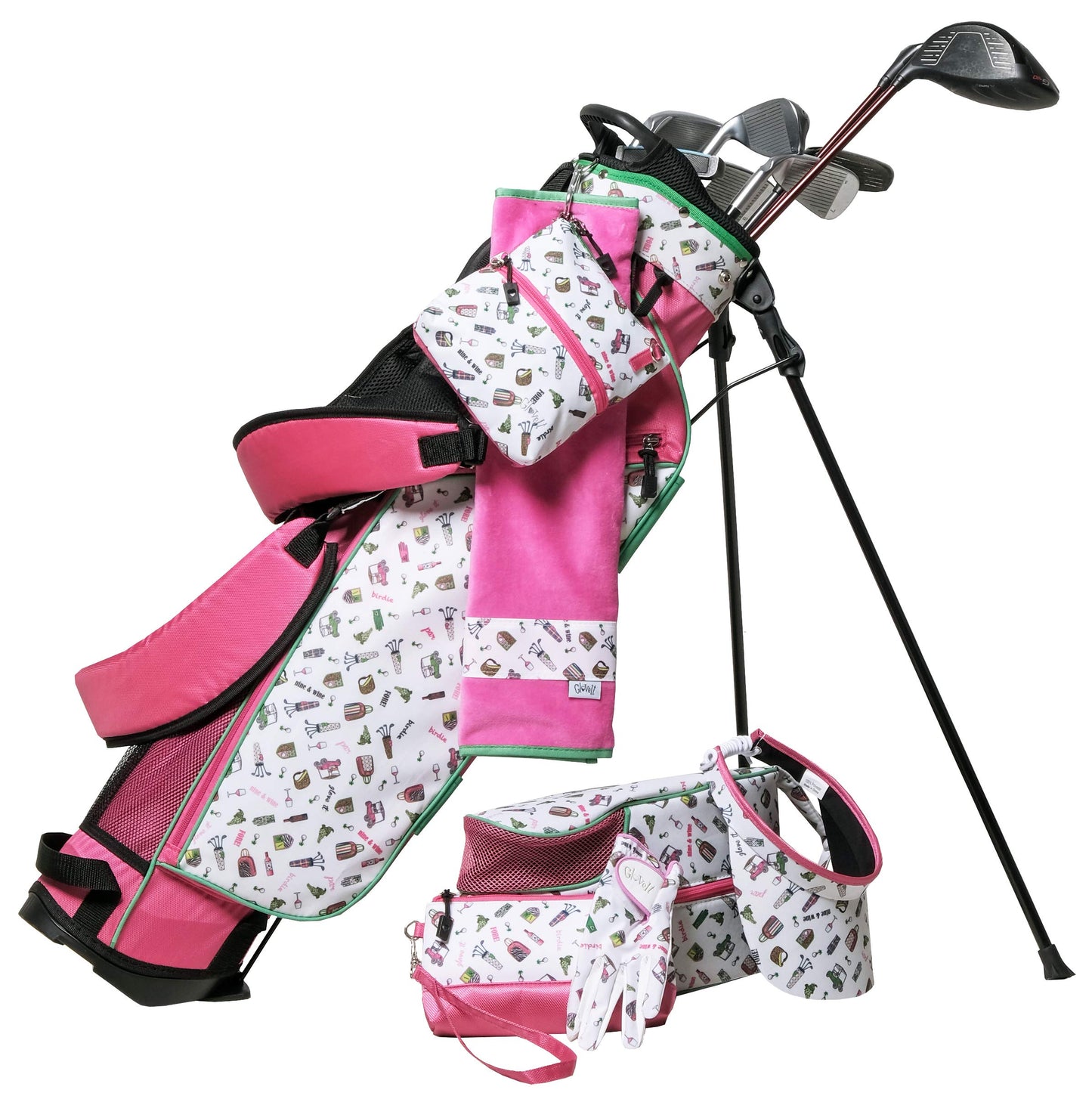 Glove It Women's Nine and Wine Golf Glove (Medium, Left Hand)