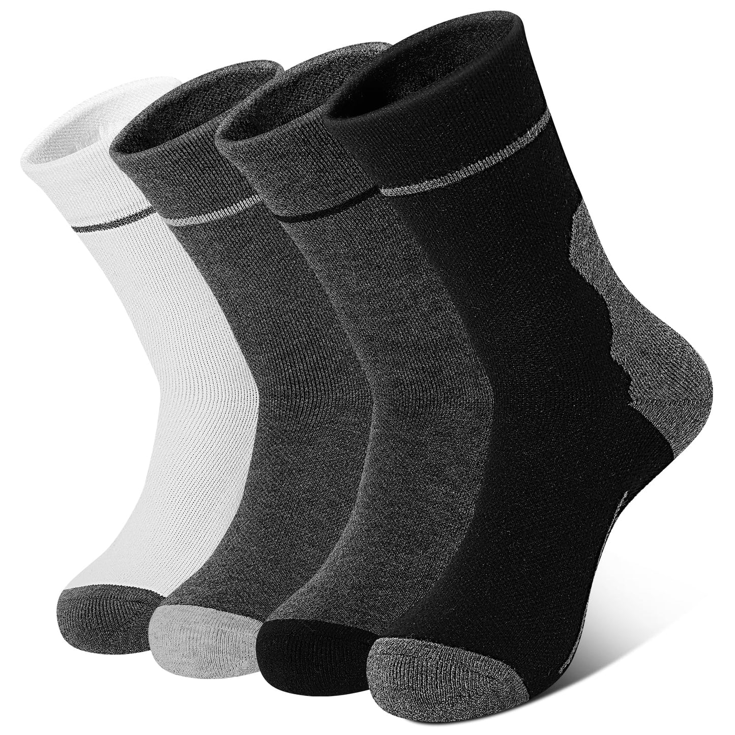 Moonlight Manor 4 Paris wool socks for women,wool hiking socks women,crew socks for women, Winter Cozy Warm Breathable Merino Wool socks