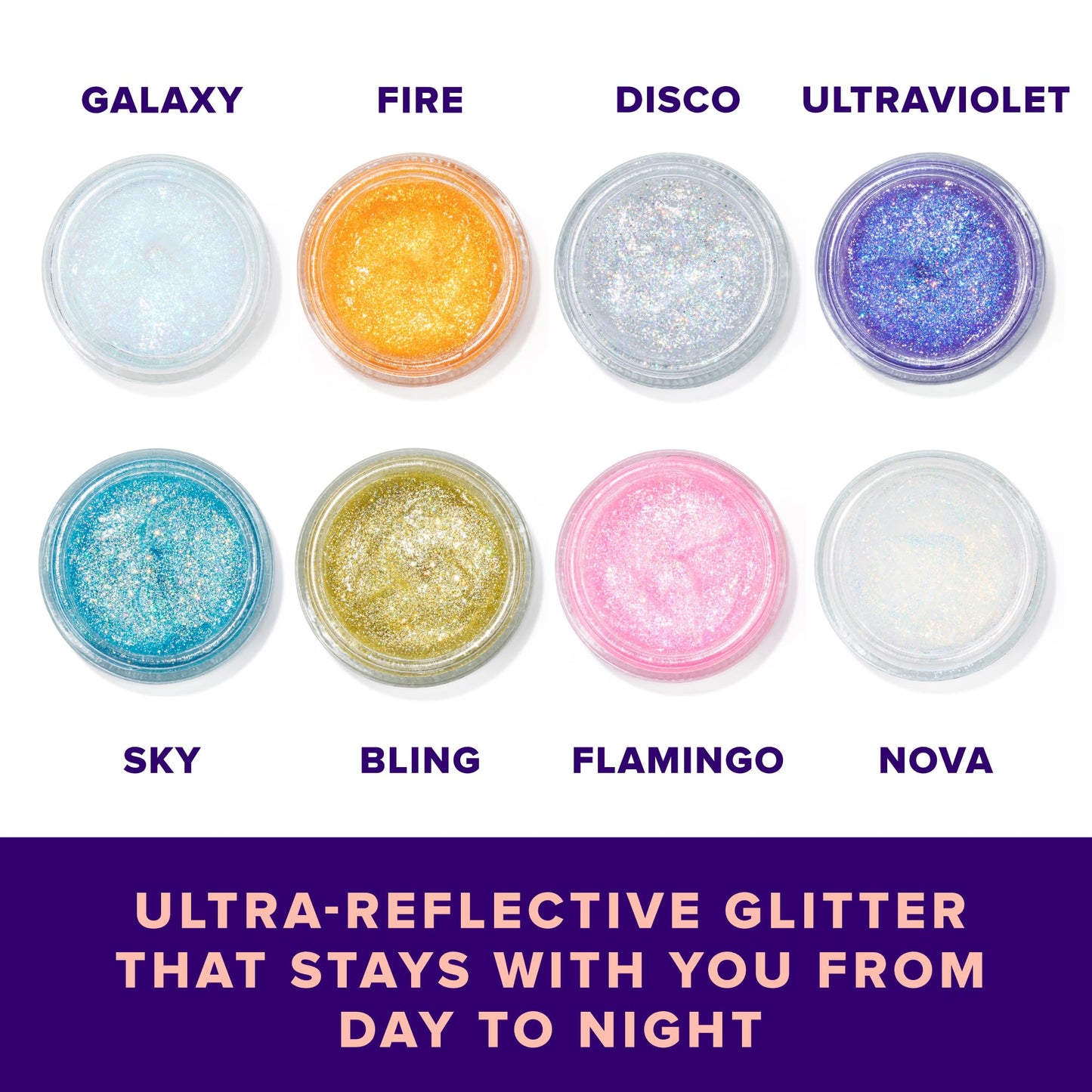 Unicorn Snot Face & Body Glitter - Cosmetic-Grade Holographic Glitter Gel - Makeup for Festivals, Raves, Anime Cosplay - Safe for Face, Easy Application & Removal, 1.7oz Gold (Bling)