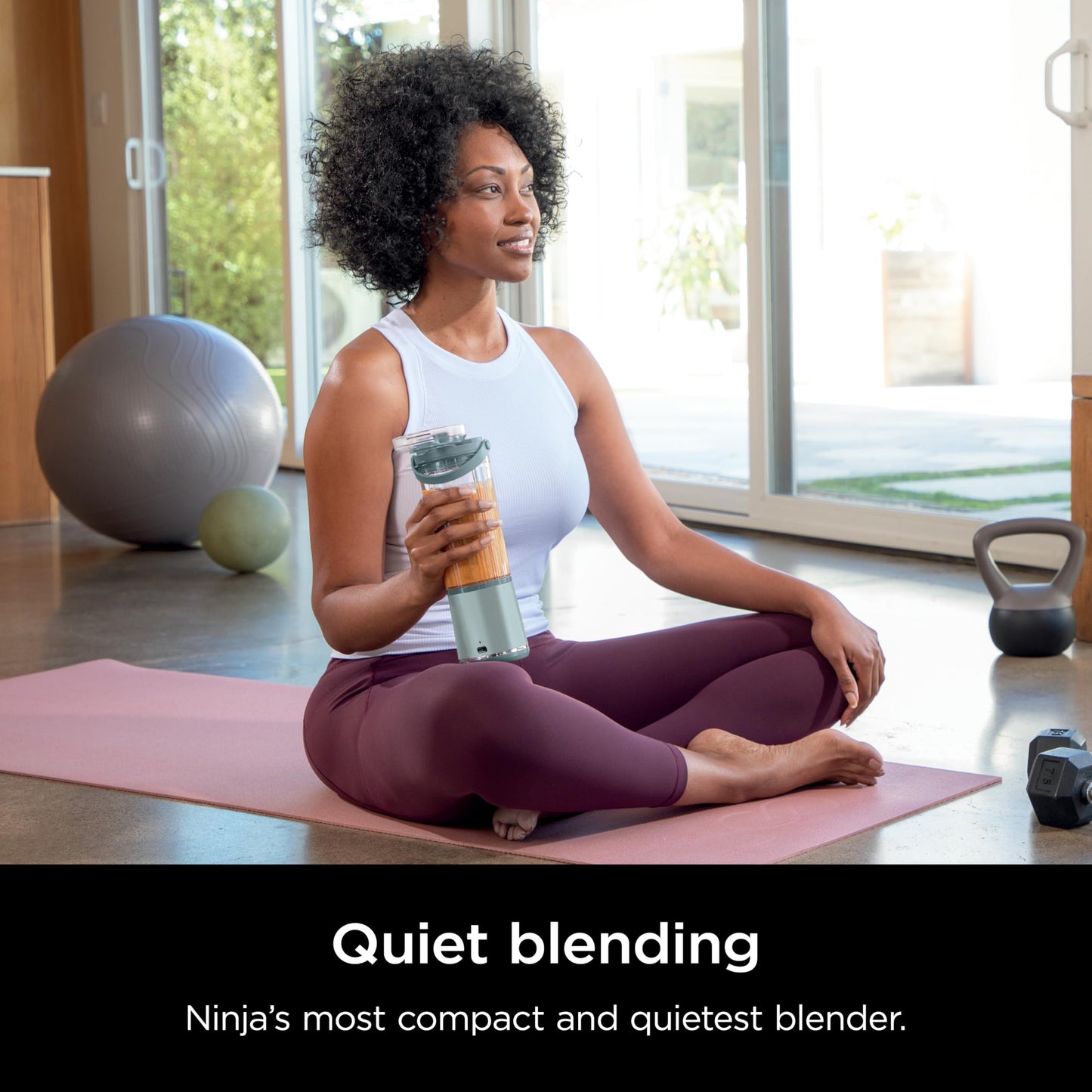 Ninja Blast Portable Blender & Accessories, Cordless, 18oz. Vessel, Personal Blender for Shakes & Smoothies, Leakproof Lid & Sip Spout, USB-C Cord, Dishwasher Safe Parts, BPA Free, Soft Sage, CL155ASG