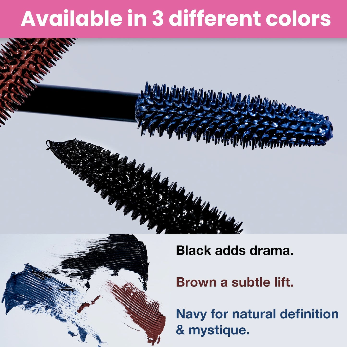 Prime Prometics PrimeLash Mascara for Older Women – Volumizing, Incredible Length in 2 Coats – Long-Stay, Zero Clumps, Hypoallergenic (Blue)