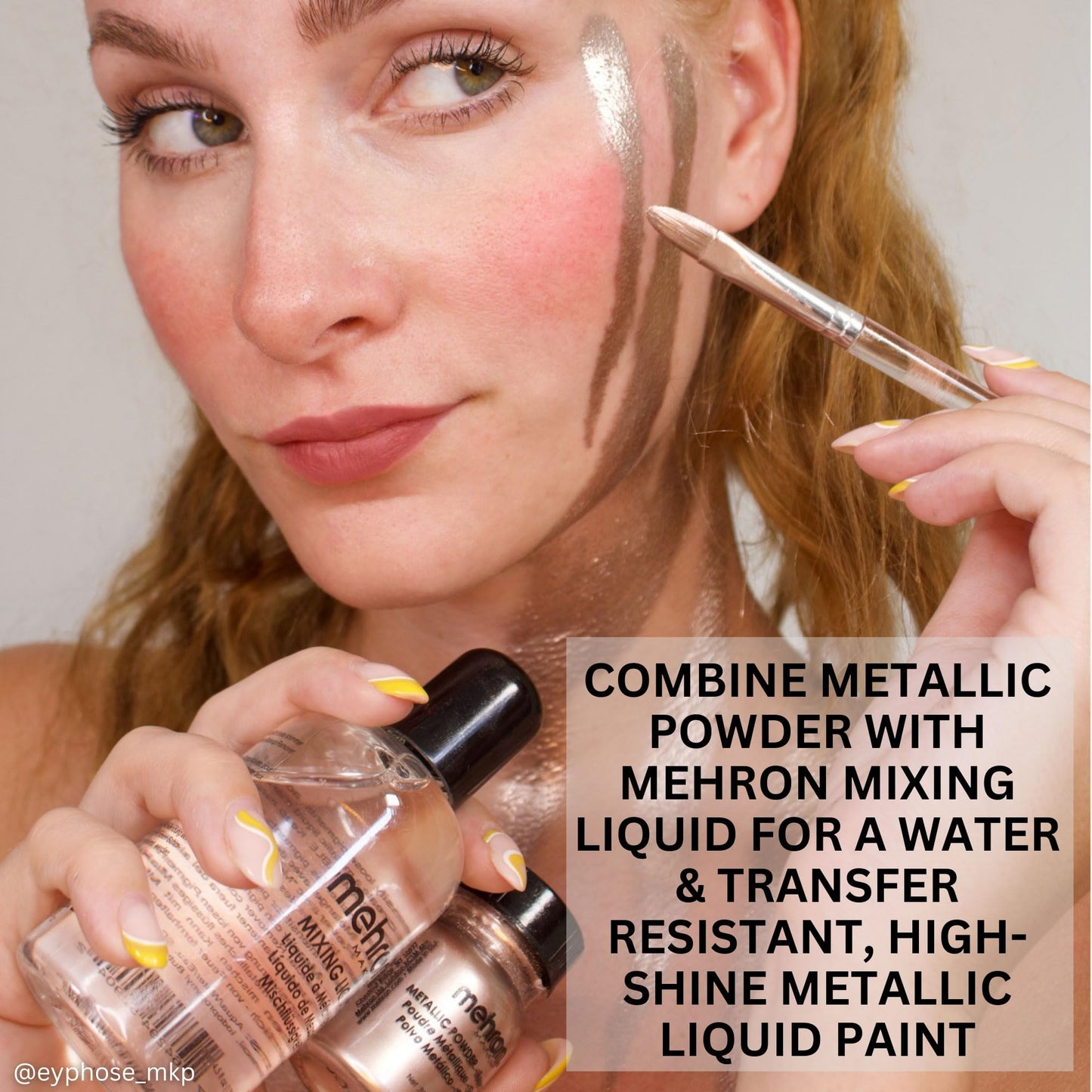Mehron Metallic Powder Copper 1.0 oz