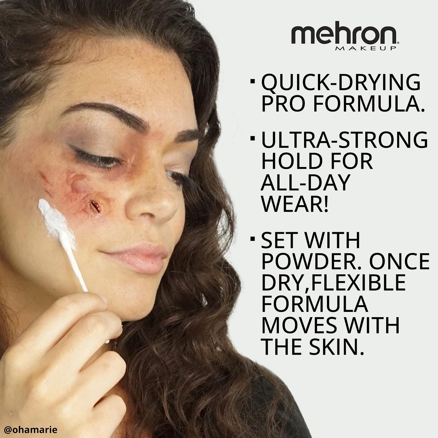 Mehron Makeup Liquid Latex | SFX | Halloween Latex Makeup | Glue for Skin | Prosthetic Glue 4.5 fl oz (133 ml) (Clear)