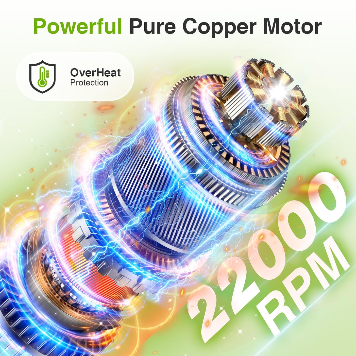 KOIOS Blender for Smoothies,Personal Blender for Shakes and Smoothies with 3 * 22oz To-Go Cups,22000 RPM Smoothie Maker,Detachable 6-leaf Blade Portable Blenders for kitchen,Black