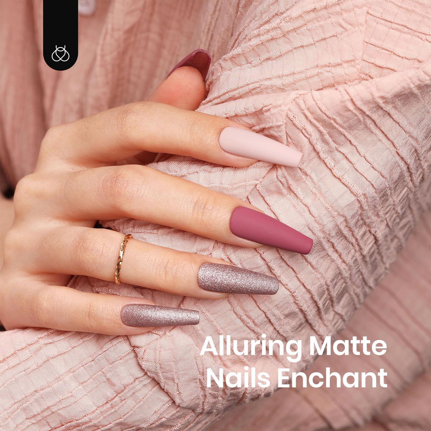 Beetles Matte Gel Top Coat for Gel Nail Polish,15ML Chrome Proof Matte Top Coat No Wipe Powder-Resist Matte Finish for Detail Chrome Powder Painting and Long Lasting Gift Set for Women