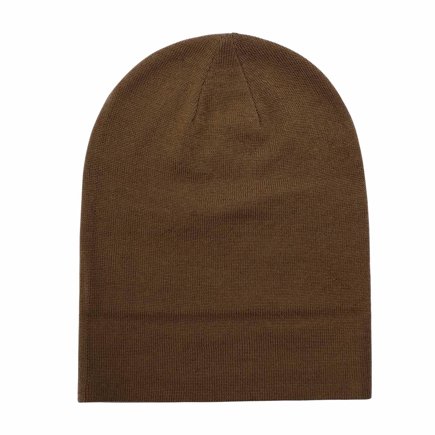 XXL Oversized 100% Merino Wool Beanie Hat for Men & Women, Extra Large Warm Winter Cap for Big Heads, Stretchy Knitted Cap