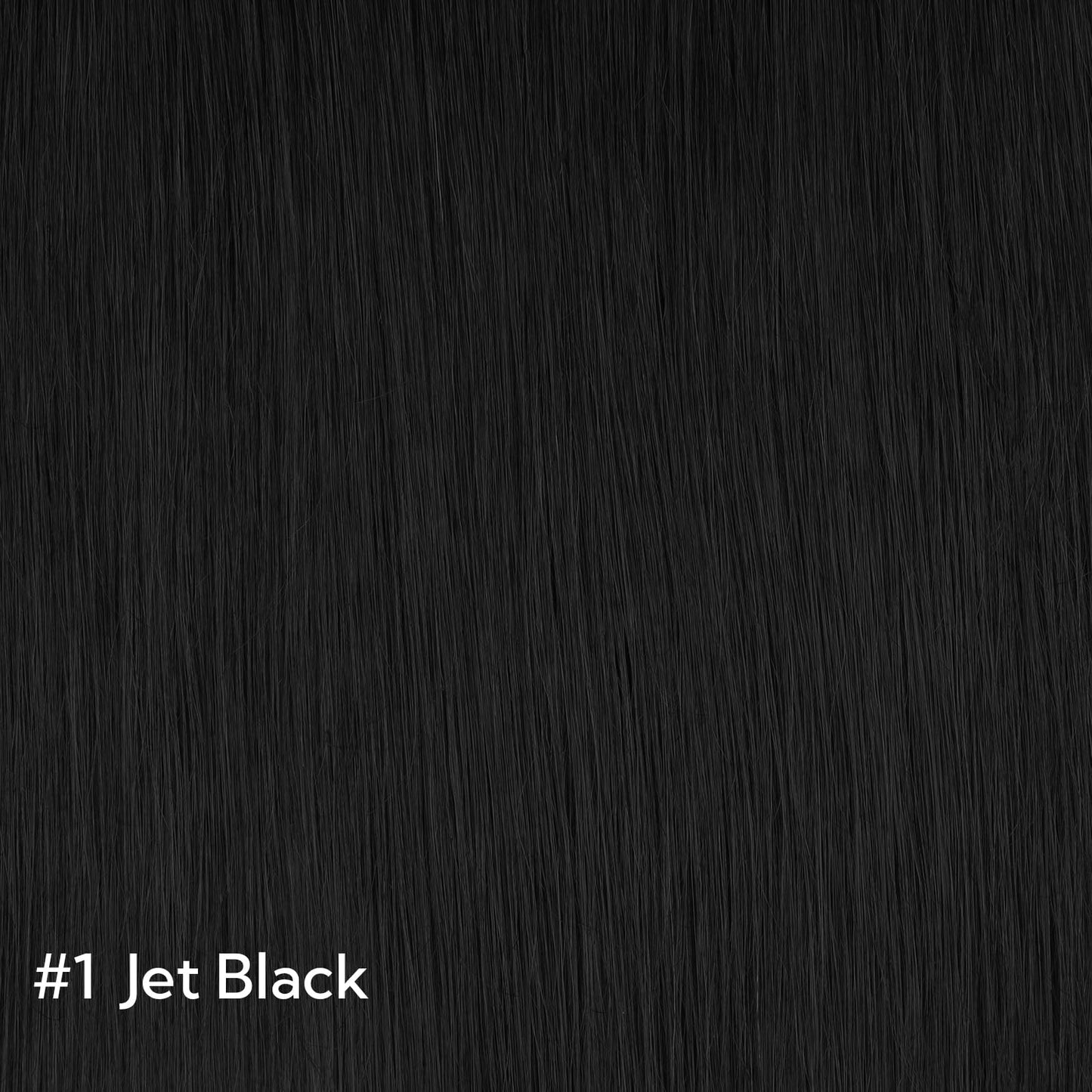 HOTBANANA Sew in Real Human Hair Extensions, 16inch 80g Weft Jet Black Straight Remy Hair Weft Full Head