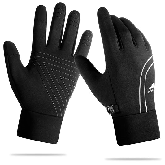 Achiou Winter Running Gloves for Men Women,Lightweight Touchscreen Gloves, Liners Thermal Warm Gloves for Cycling,Driving, Hiking, Walking, Texting