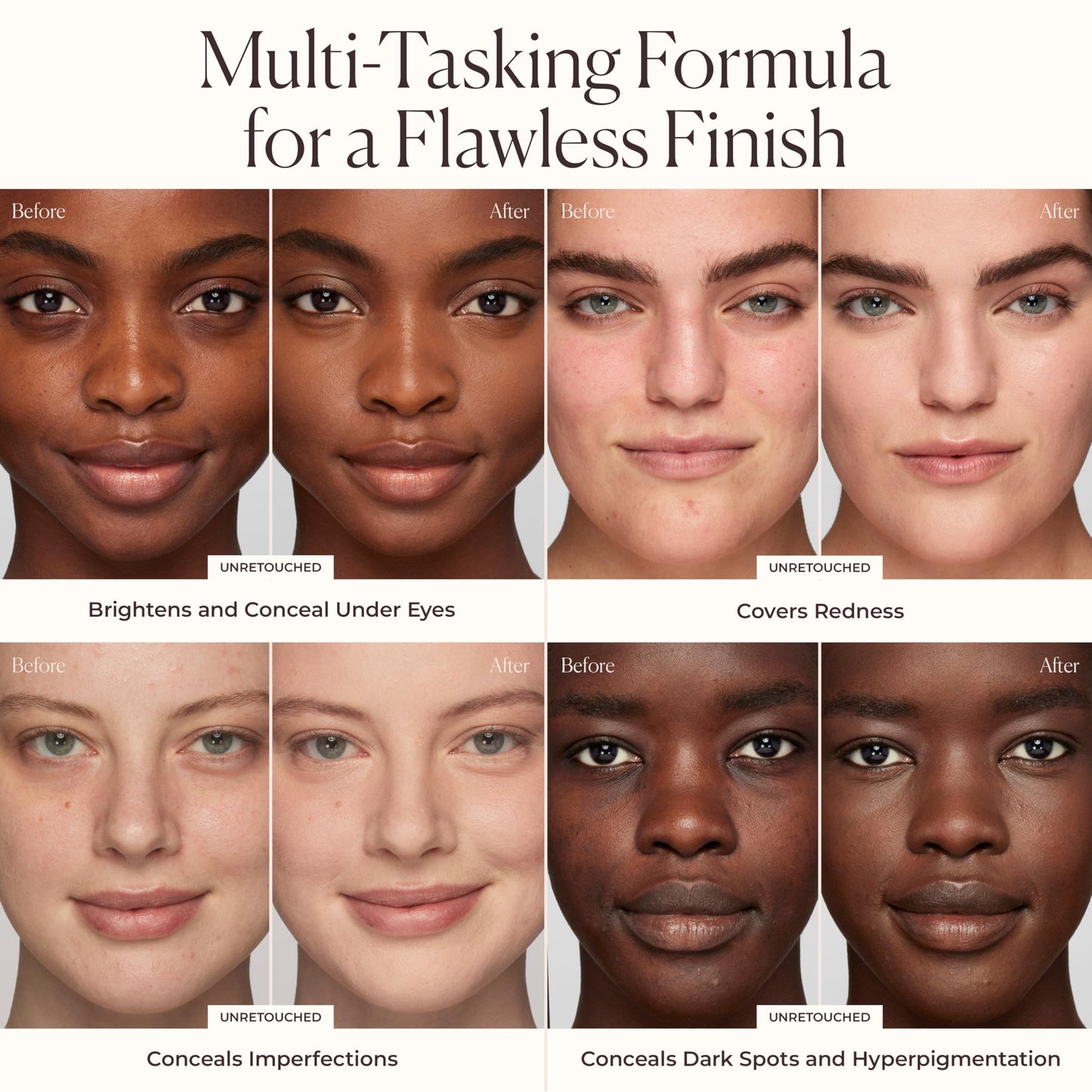 Laura Mercier Real Flawless Weightless Perfecting Serum Concealer, Long-Lasting, Waterproof, & Crease-Proof Wear, Buildable Coverage, Oil-Free, 7N1 - Very deep with neutral undertones