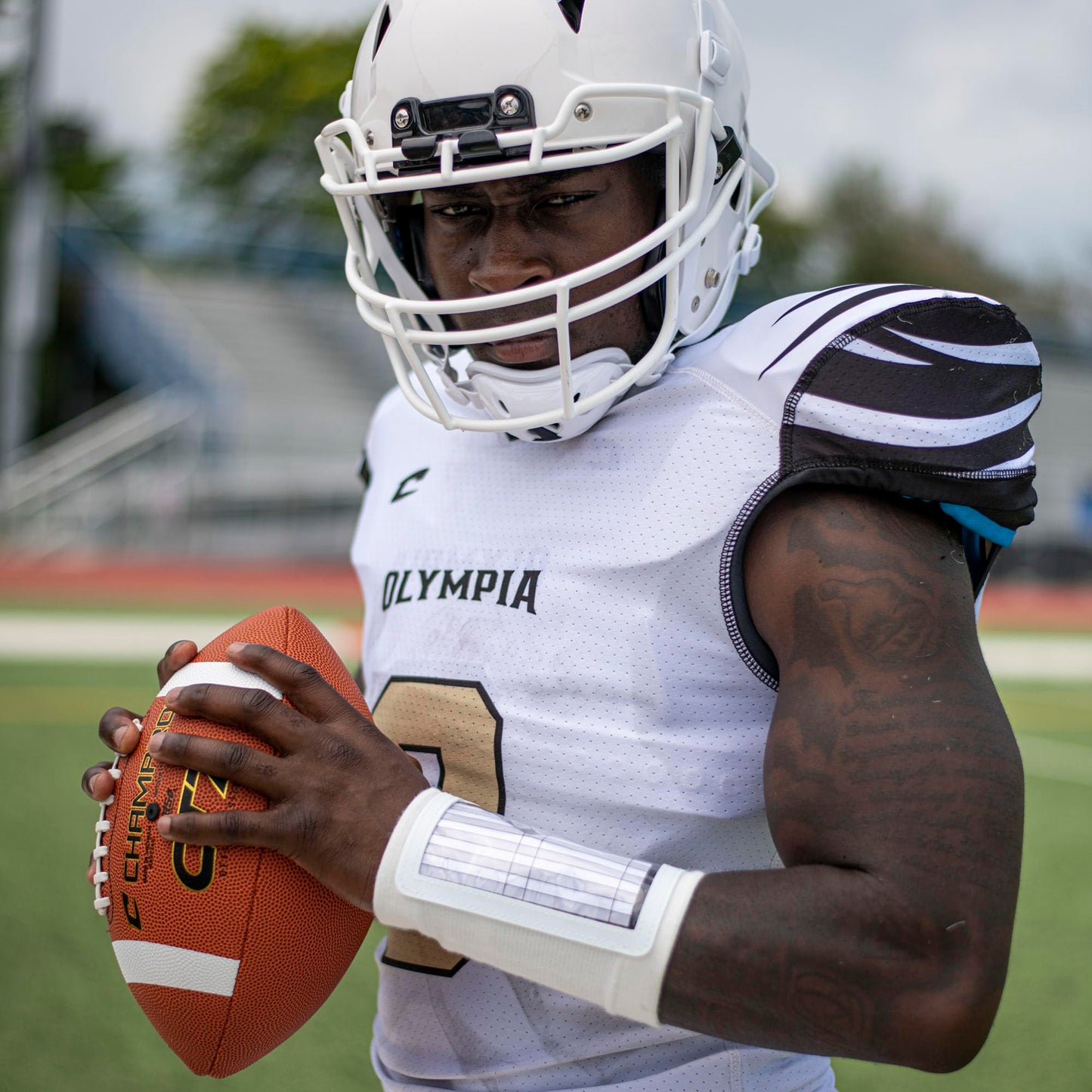 Champro Adult Quarterback Playbook Triple White