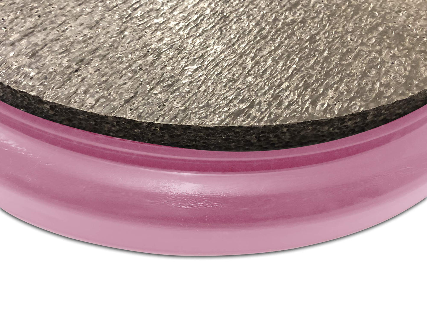 Pink Bucket lid seat with Black pad-by Bucket Lidz