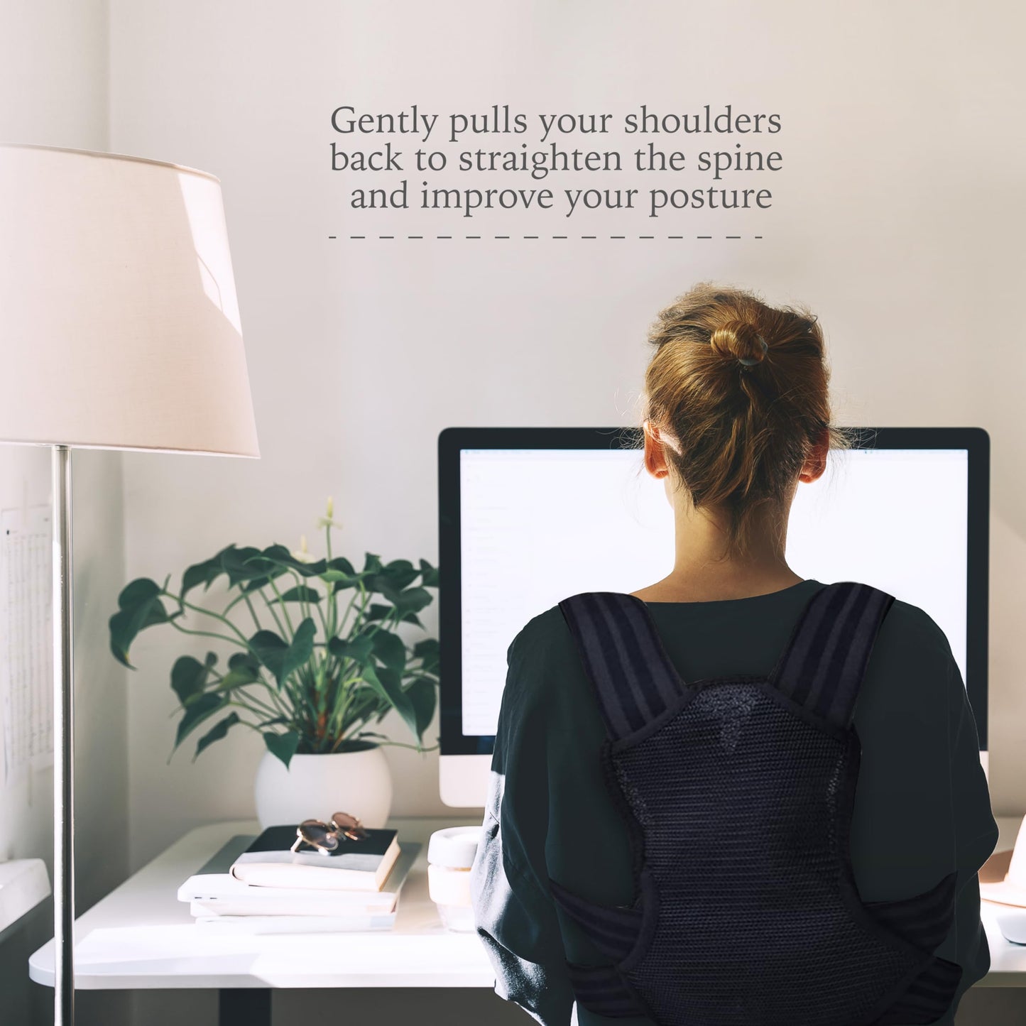 THE BAKER LEAGUE Adjustable Posture Corrector, Back Brace, Posture Trainer, Scoliosis and Hunchback Correction, Back Pain, Spine Corrector (X-Large)