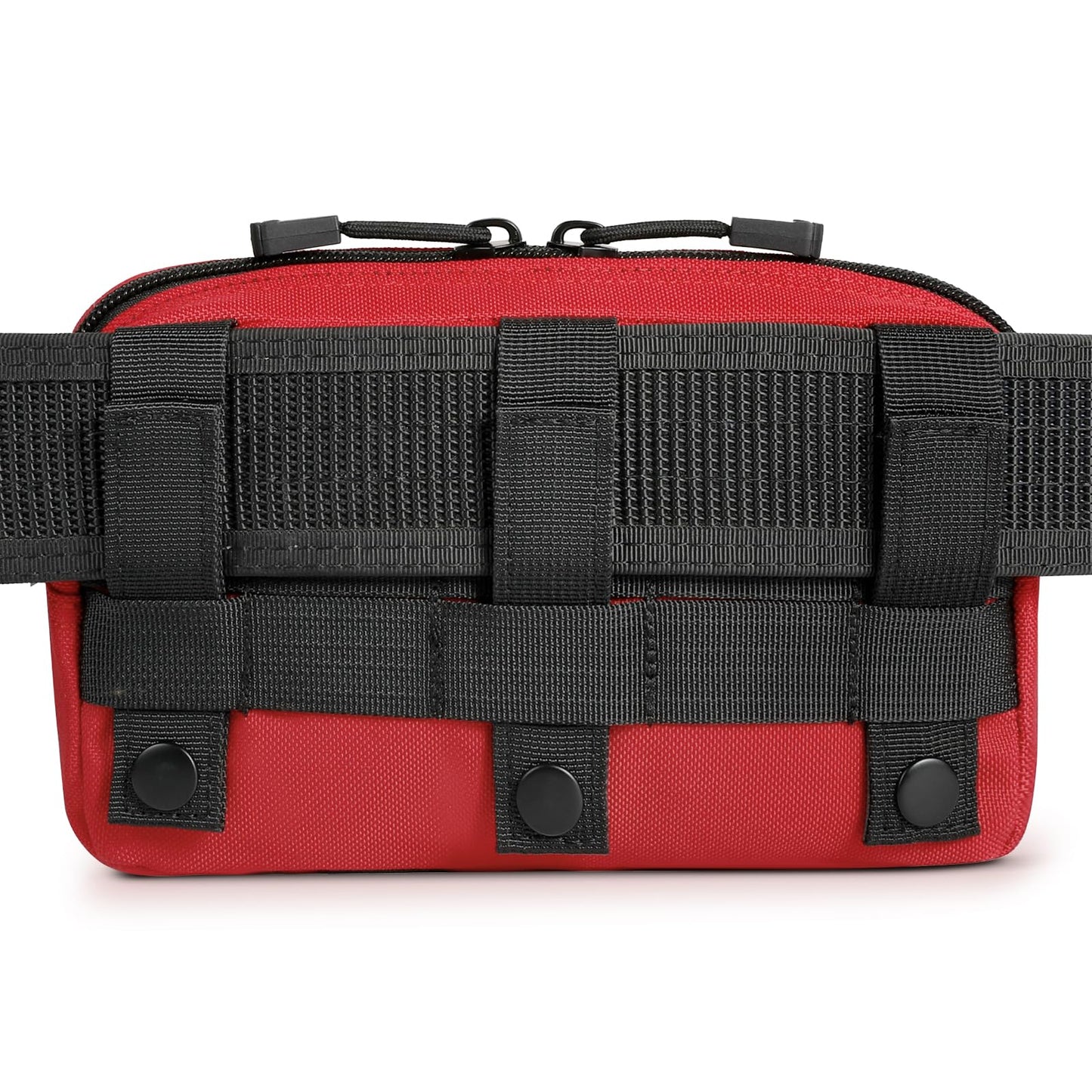 FRTKK Tactical Molle Admin Pouch Utility Laser Cut EDC Tool Pouch Bag Horizontal Modular Pouches Include US Flag Patch and Keychain
