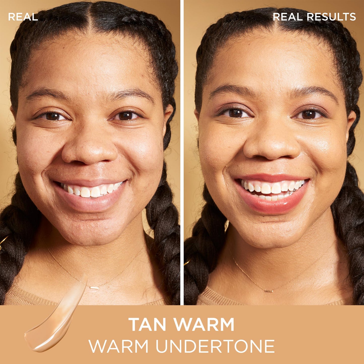 IT Cosmetics CC+ Nude Glow Lightweight Foundation + Glow Serum with SPF 40 - With Niacinamide, Hyaluronic Acid & Green Tea Extract - Tan Warm - 1.08 fl oz
