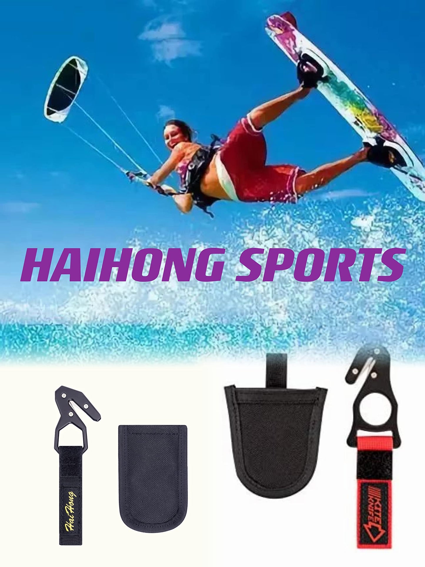 haihong Kitesurfing Knife (Yellow)