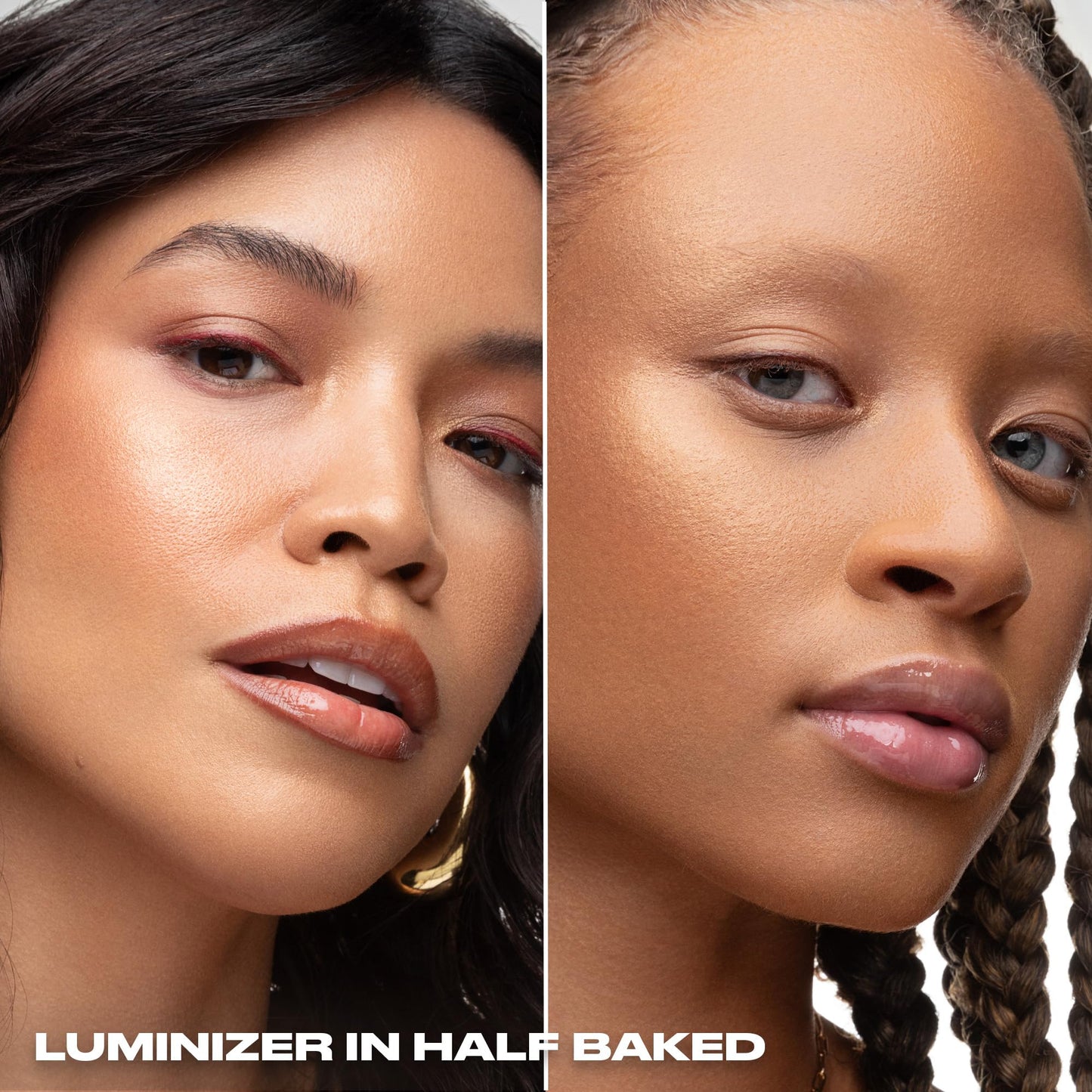 Urban Decay Face Bond Waterproof Luminizer (Half Baked - Warm Bronze Gold), All-Over Liquid Highlighter + Bronzer, with 3% Niacinamide, Smudge-Resistant, Transfer-Resistant - 1 fl oz