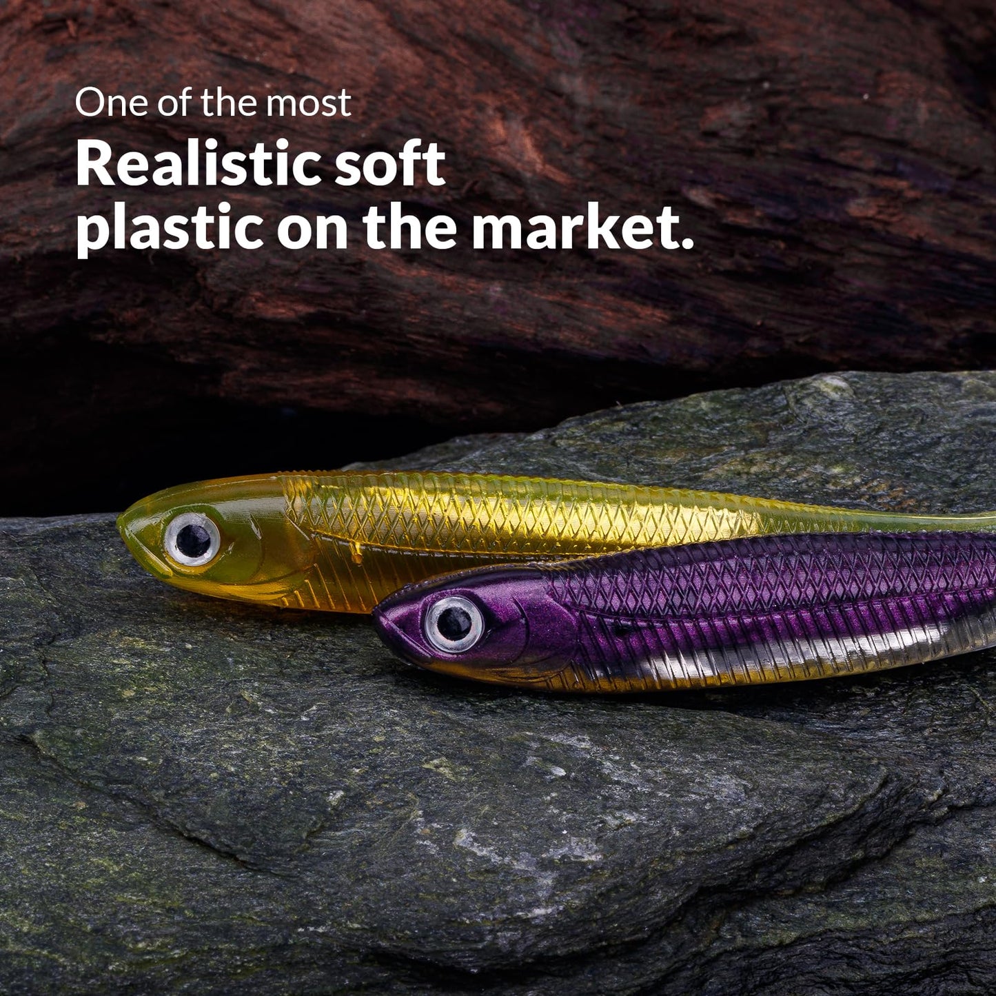 QualyQualy Soft Plastic Swimbait Paddle Tail Soft Lures 2.75" Shad Lure Shad Bait Bass Bait Shad Minnow Soft Swim Bait for Bass Trout Walleye Crappie Pike (4#, 2.75in - 6Pcs)