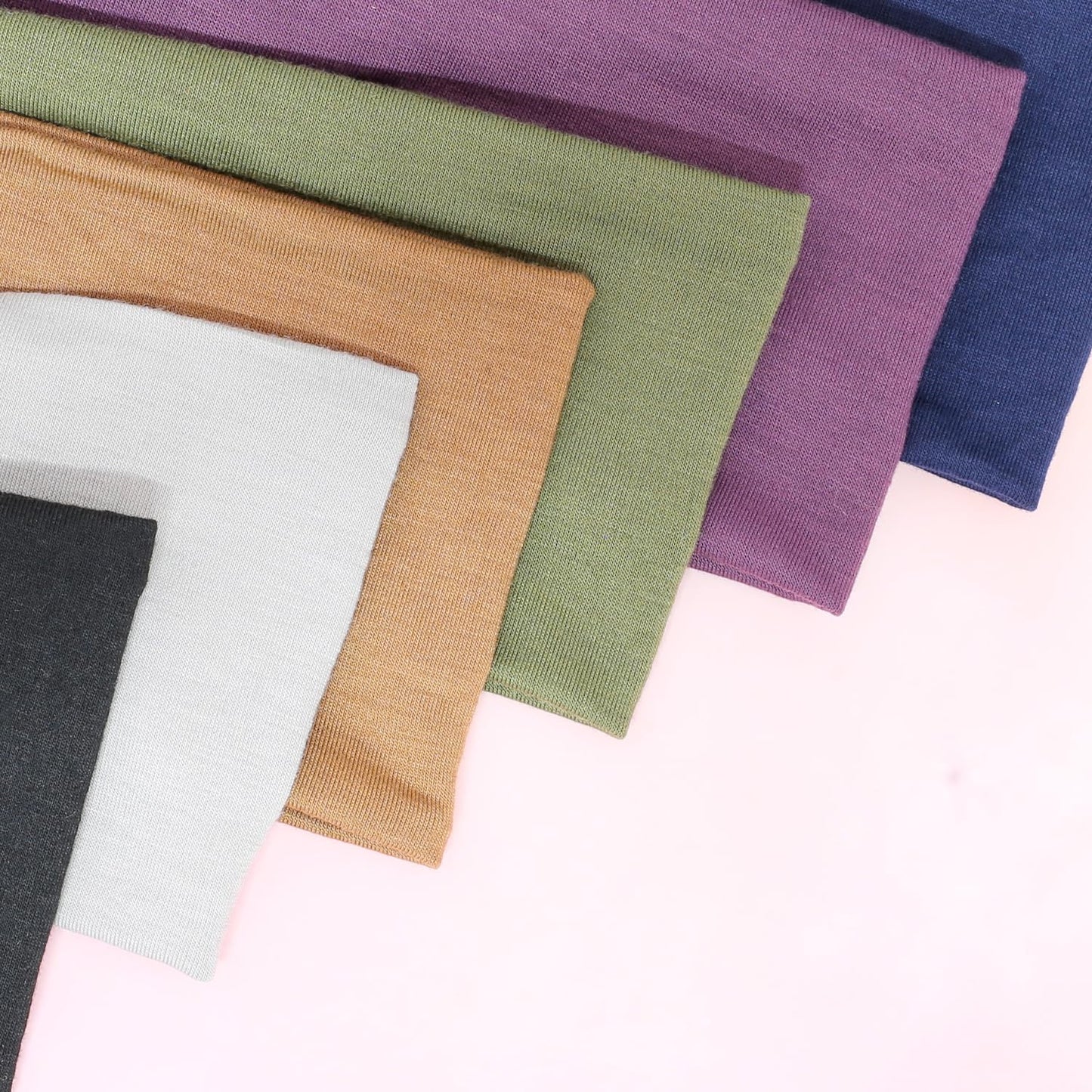 IVARYSS Headbands for Women, Non-Slip, Premium Stretchy Head Bands Hair Accessories,Wear for Yoga, Fashion, Working Out, Travel or Running, 6 Pack, Solid