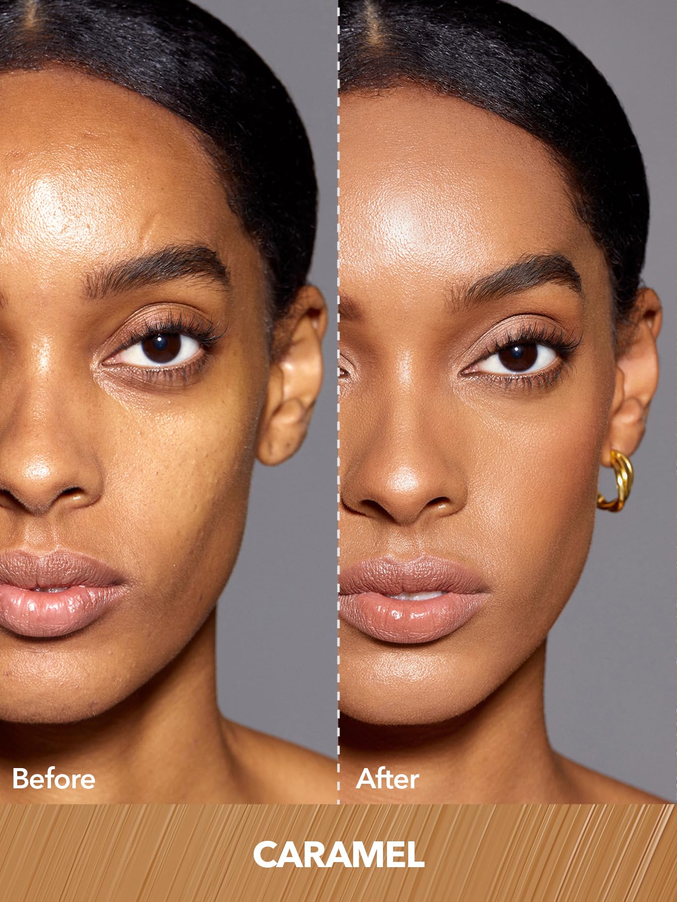 SHEGLAM 12HR Full Coverage Concealer Matte Finish Concealer Stick for Under Eye and Dark Circles - Caramel