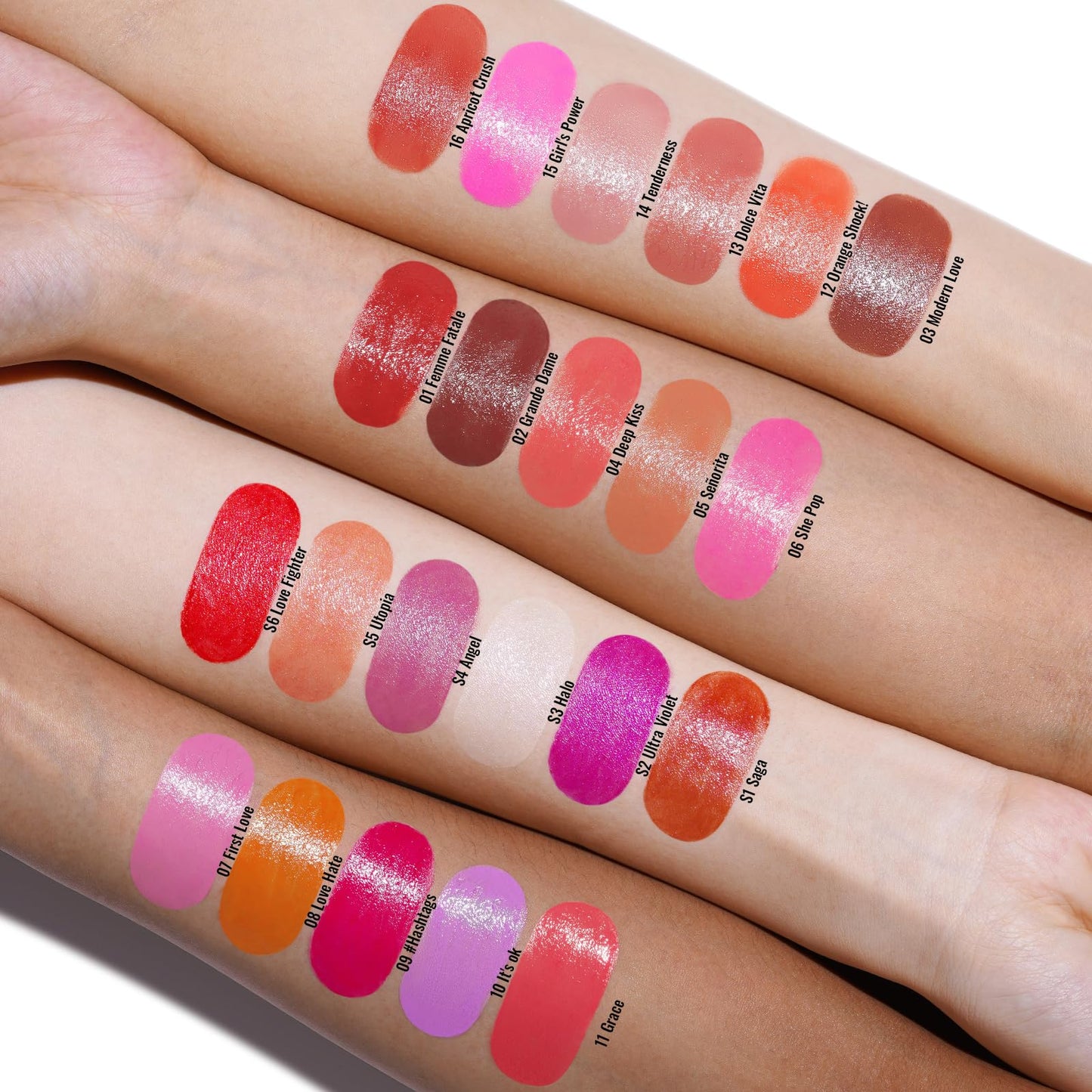 Oulac Moisture Peach Nude Lipstick - 2 in 1 Shimmer Lipstick & Lip Balm, Shimmer Soild Lip Gloss, Lightweight Smooth, Natural Look Best for Dry, Cracked and Chapped Lips, Vegan 2.2g/0.07oz (S05)