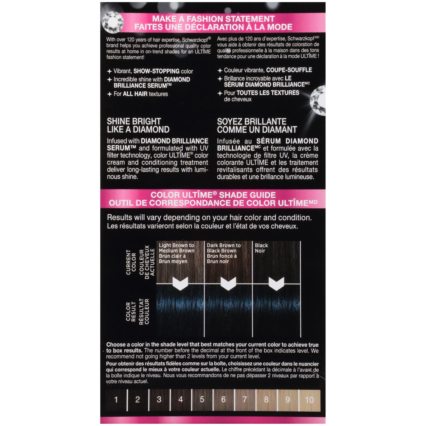 Schwarzkopf Color Ultime Hair Color, 3.44 Indigo Royale, 1 Application - Permanent Indigo Hair Dye for Vivid Color Intensity and Fade-Resistant Shine up to 10 Weeks