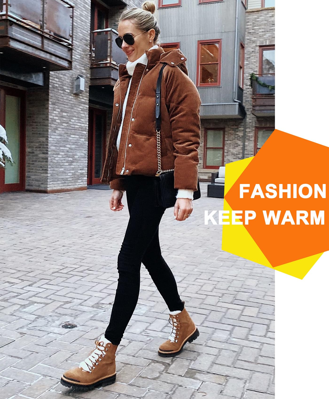 Thermal Boot Socks for Women Warm Winter Socks Thick Fuzzy Crew Socks For Hiking,Work,Skiing,Gifts