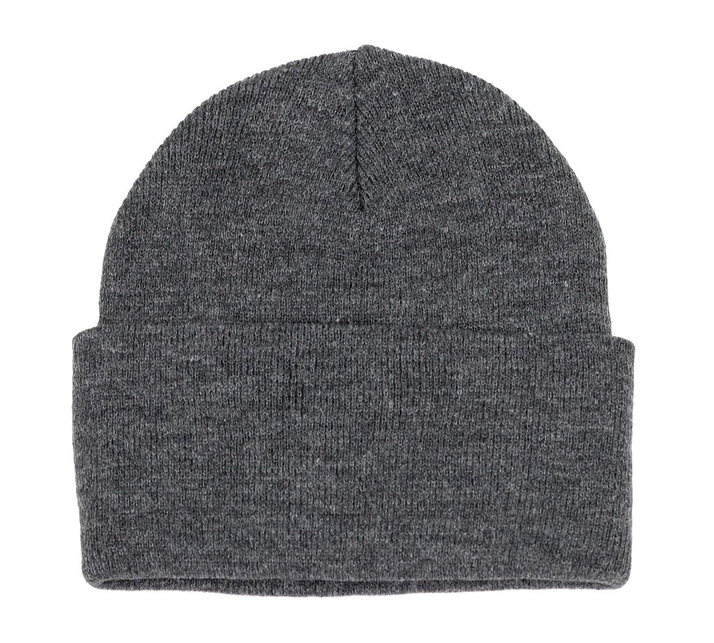 Mossy Oak Thick Knit Cuffed American Flag Beanie Winter Hats for Men - Hunting and Casual Headwear, Charcoal