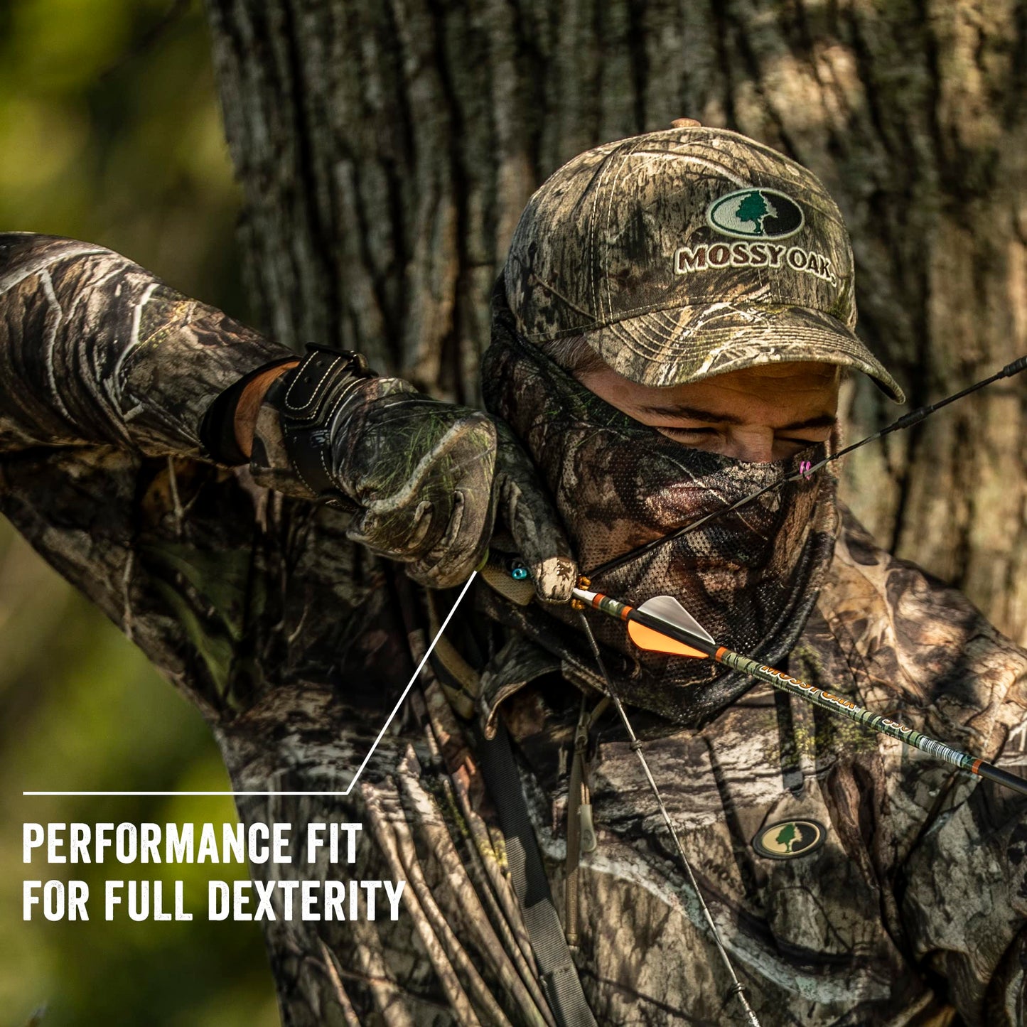 Mossy Oak Lightweight Camo Hunting Gloves