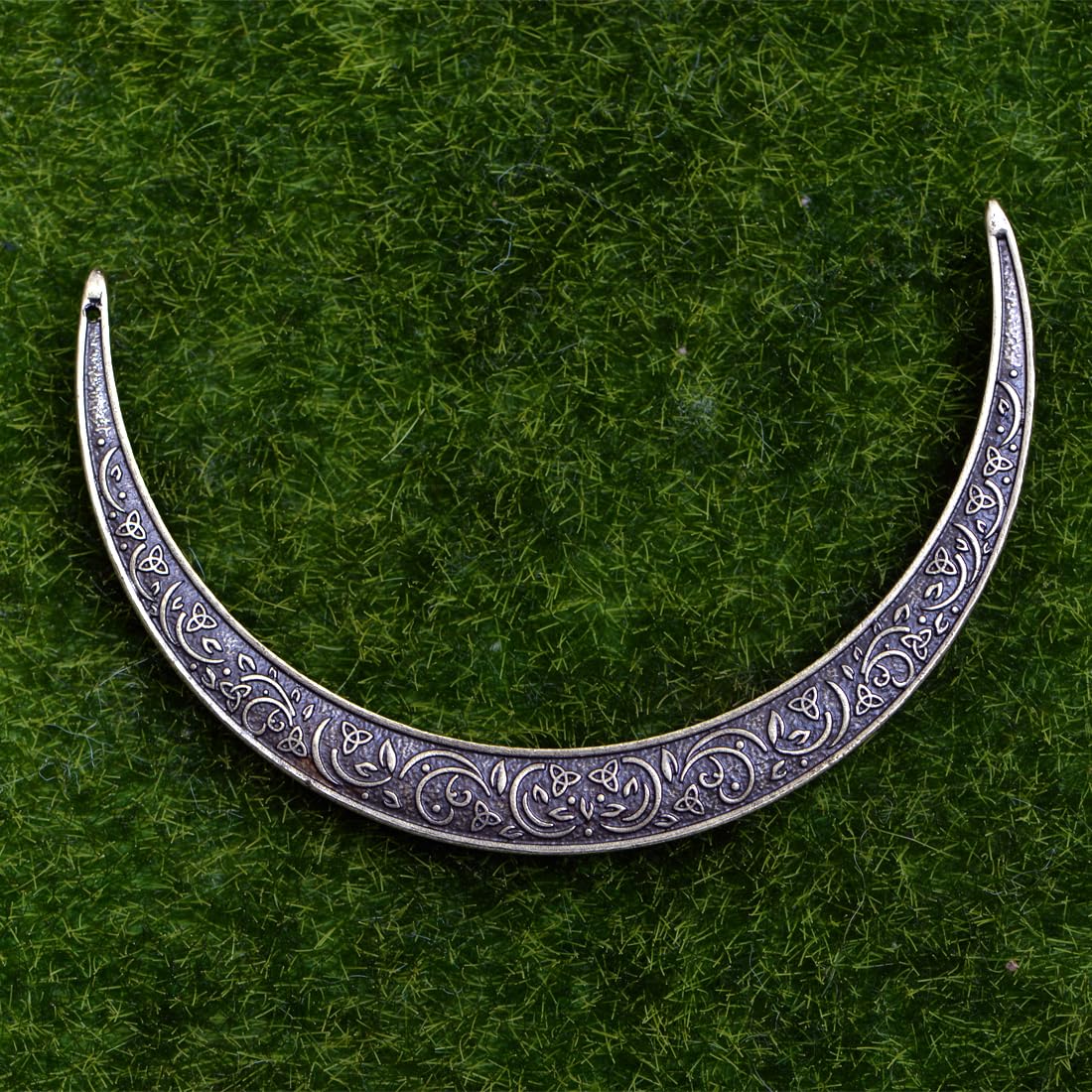 LANGHONG 2PCS Moon Crescent Hairpin For Women Retro Moon Hair Stick Forks Knot Hair Styling Pins (ZBAB)