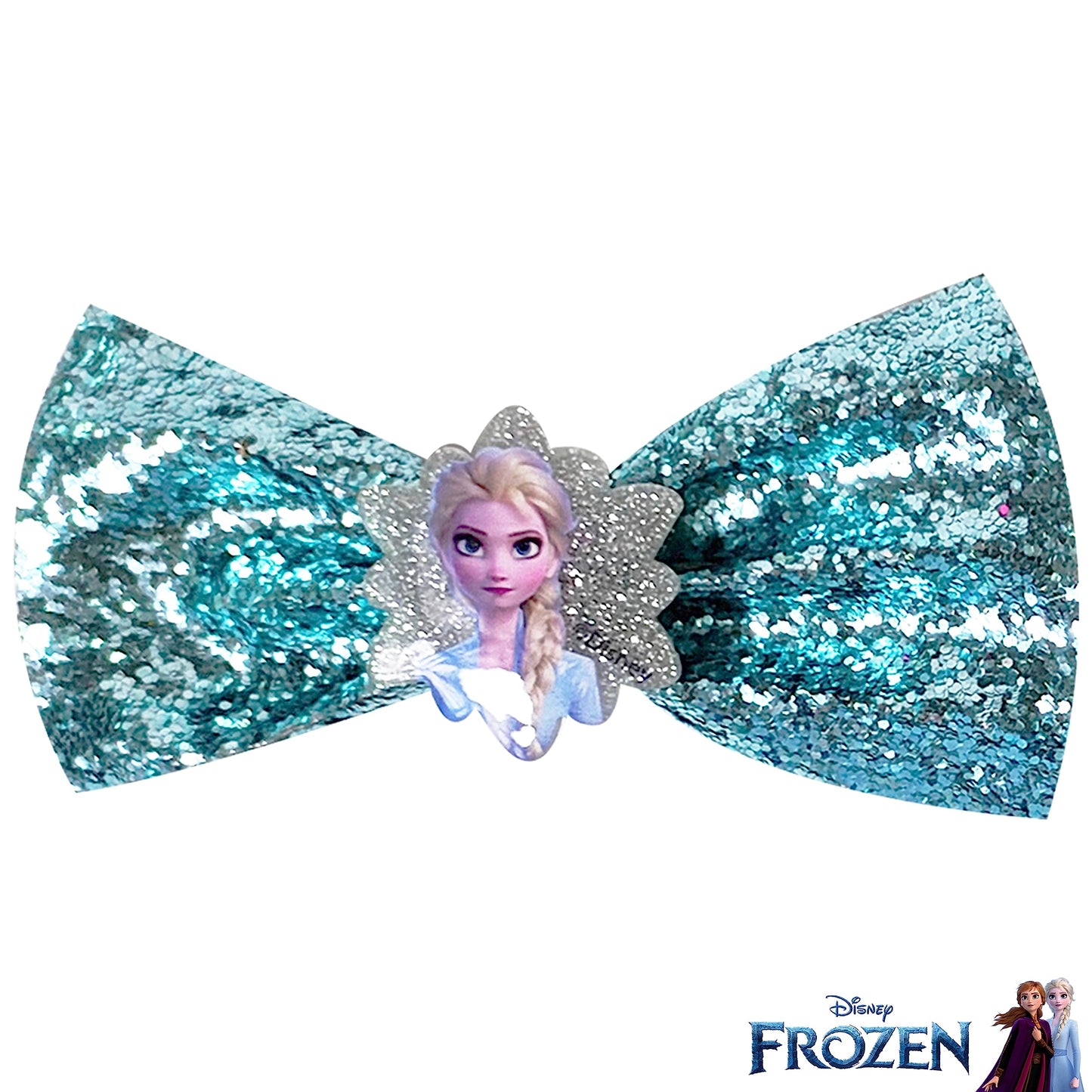 Frozen 2 Girls 7 Small Bow Bundle, Hair Bows for Girls - Ages 3+