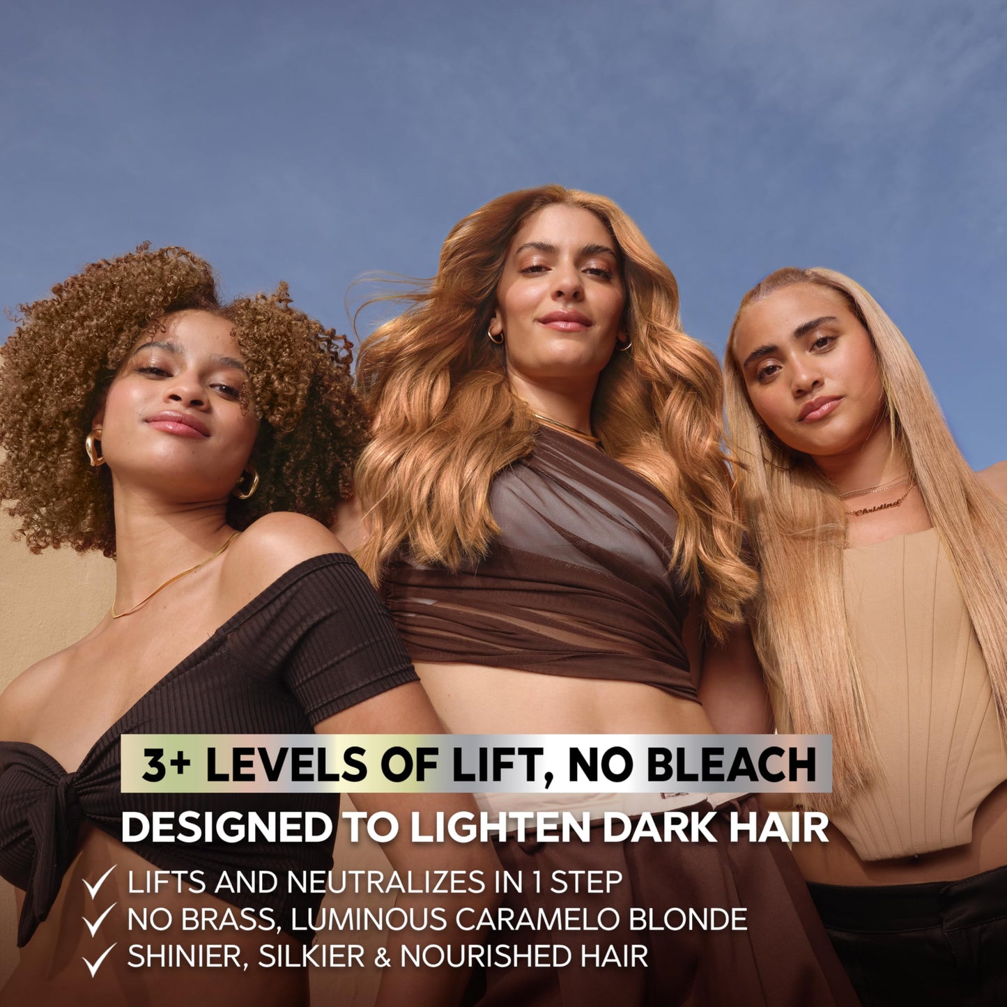 Garnier Nutrisse Ultra Color Nourishing Bold Permanent Hair Color Creme, LC2 Hi-Lift Dark Blonde (Coconut Flan), Pack of 2, Hair Dye Kit for 8 Weeks of Bold Hair Color Even on Dark Bases