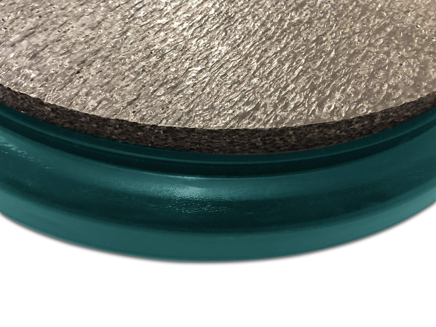 Padded Bucket Lid (Green) by Bucket Lidz (Green frame/black pad)