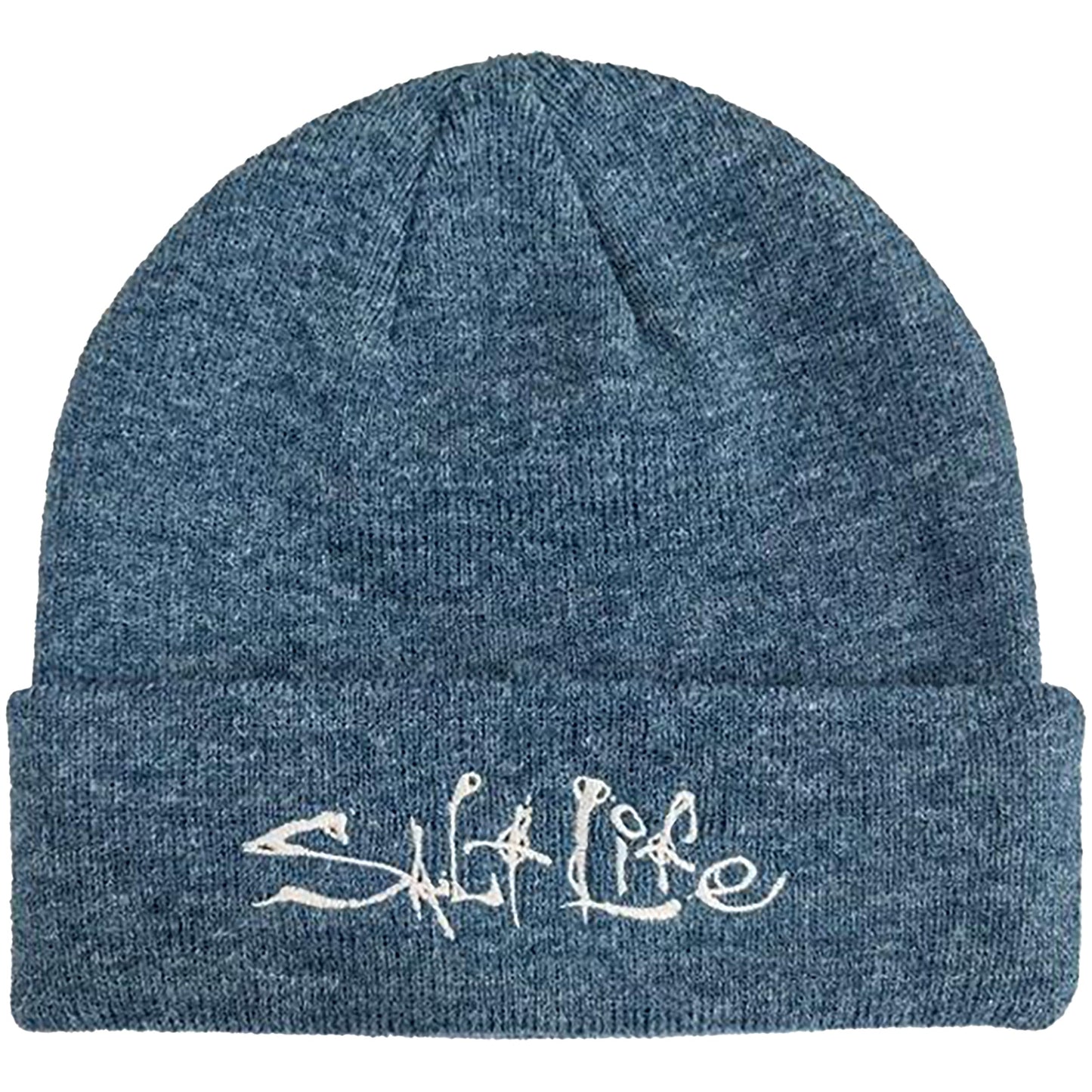 Salt Life All Day Beanie, Blue Heather, OSFM