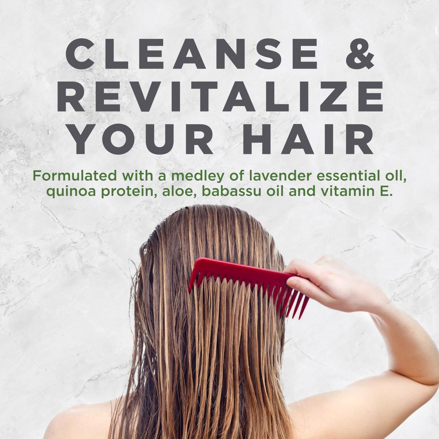 Avalon Organics Revitalizing Lavender Shampoo, For Smooth, Shiny, Touchably Soft Hair For Normal To Dry Hair, 11 Fluid Ounces