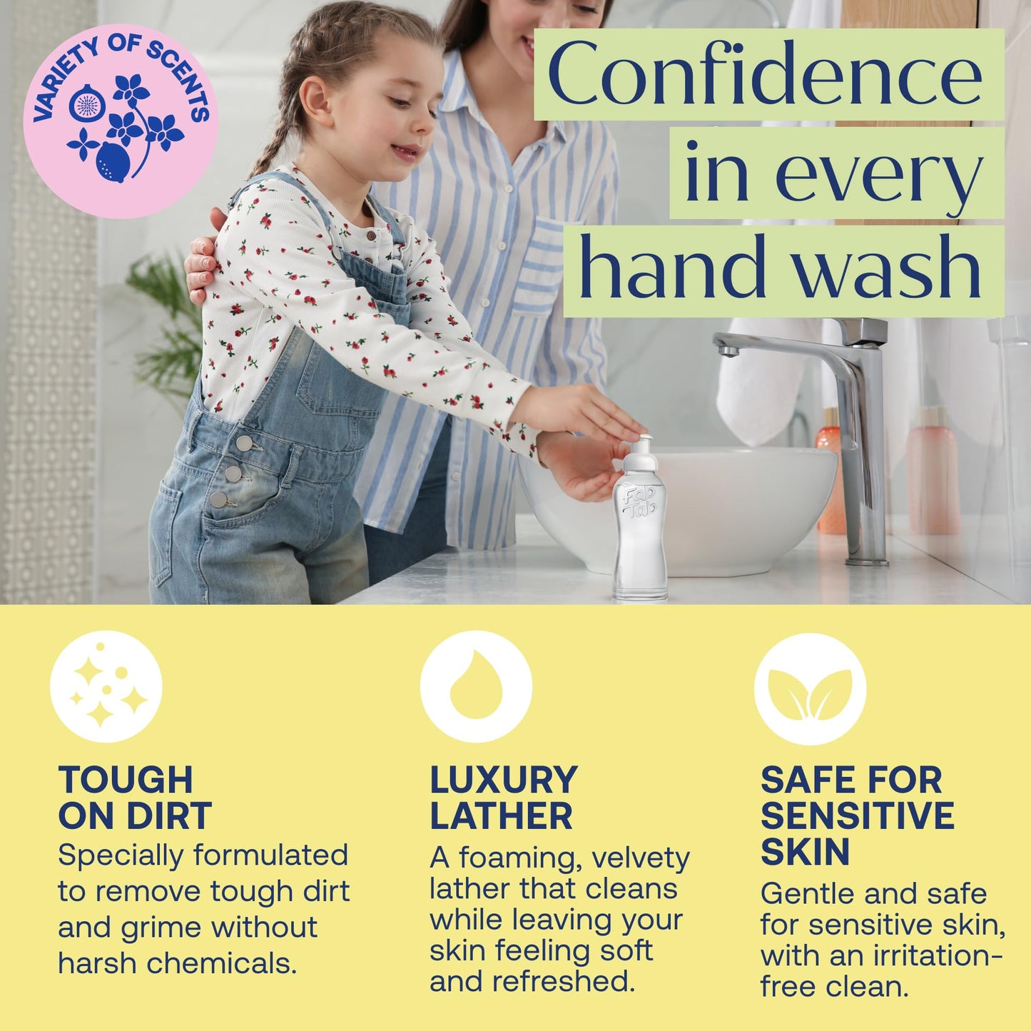 Fab Tab Home Starter Kit - Natural Cleaning Products - Household Cleaners - All-Purpose Cleaner Tablets - Plant-Based, Plastic-Fee - No Harsh Chemicals | Cleaning Kit