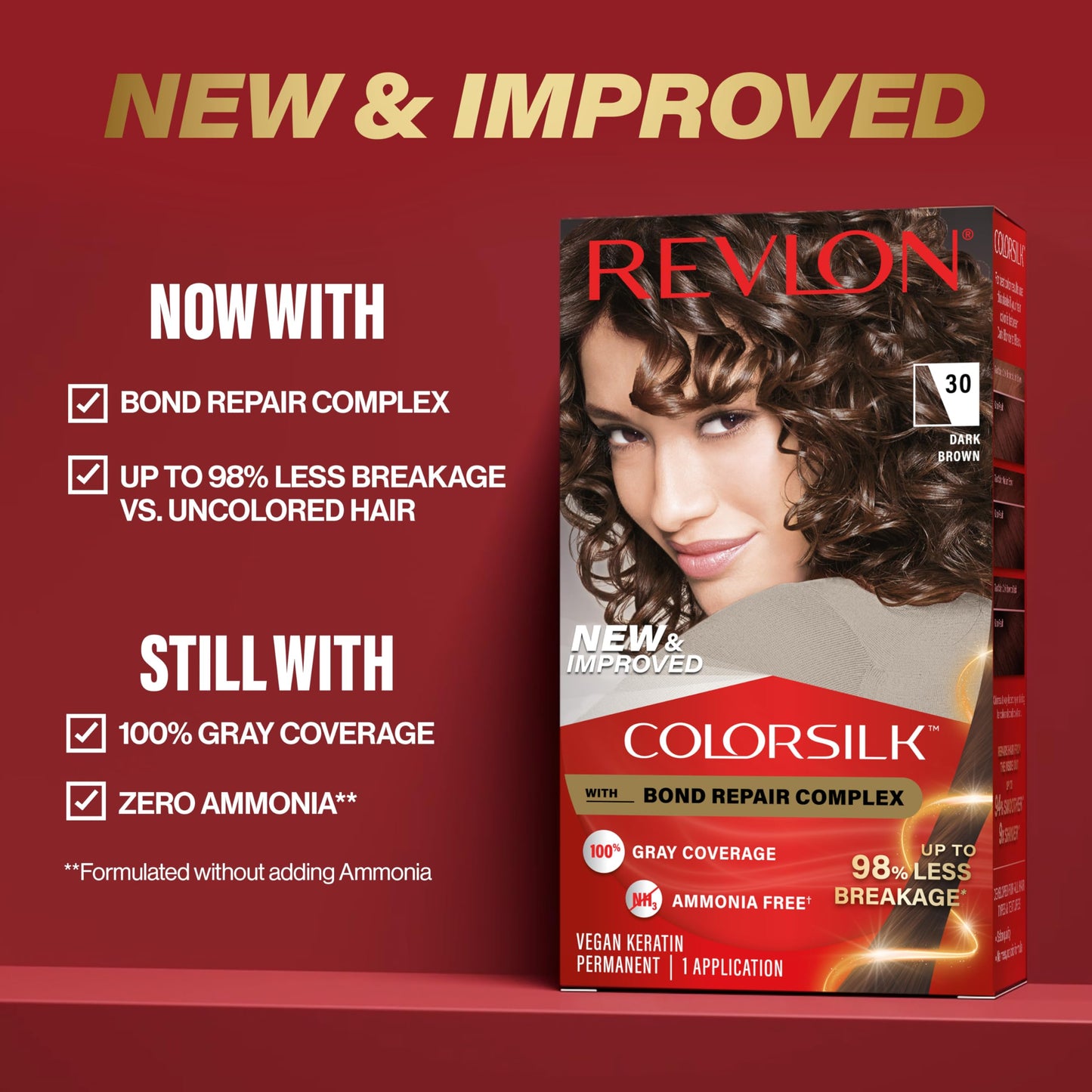 Revlon ColorSilk with Bond Repair Complex, Blonde Permanent Hair Color, 100% Gray Coverage, Ammonia Free Hair Dye, Vegan Keratin, 03 Ultra Light Sun Blonde (Pack of 3)