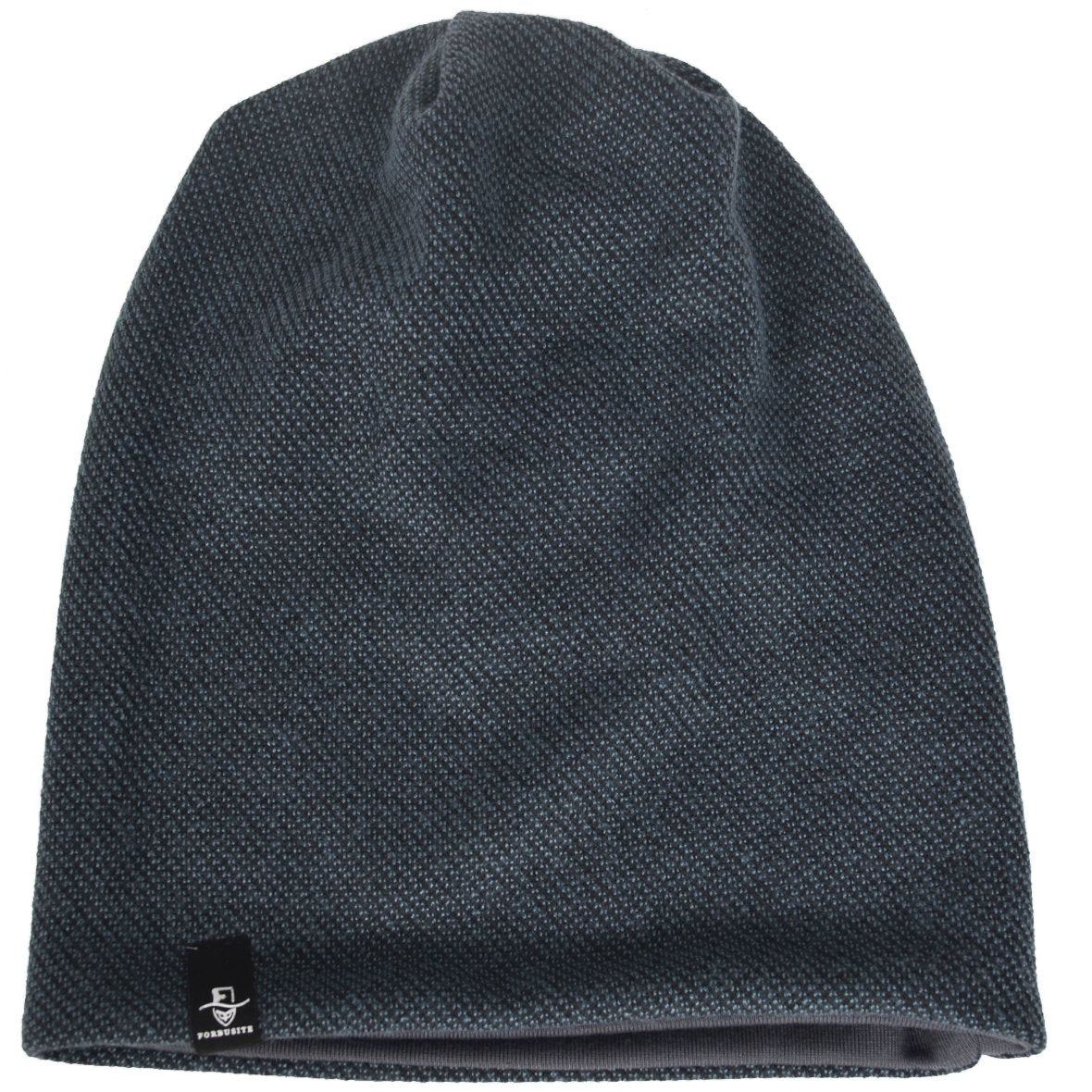 VECRY Mens Slouchy Beanie Knit Skull Cap Long Baggy Hip-hop Winter Summer Hat B305 (Navy)