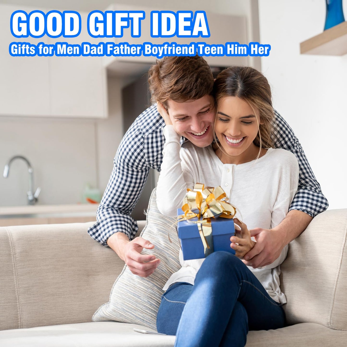 Rotibox Bluetooth Beanie with Light, Unisex USB Rechargeable 4 LED Headlamp Hat, Wireless Headphones Grey