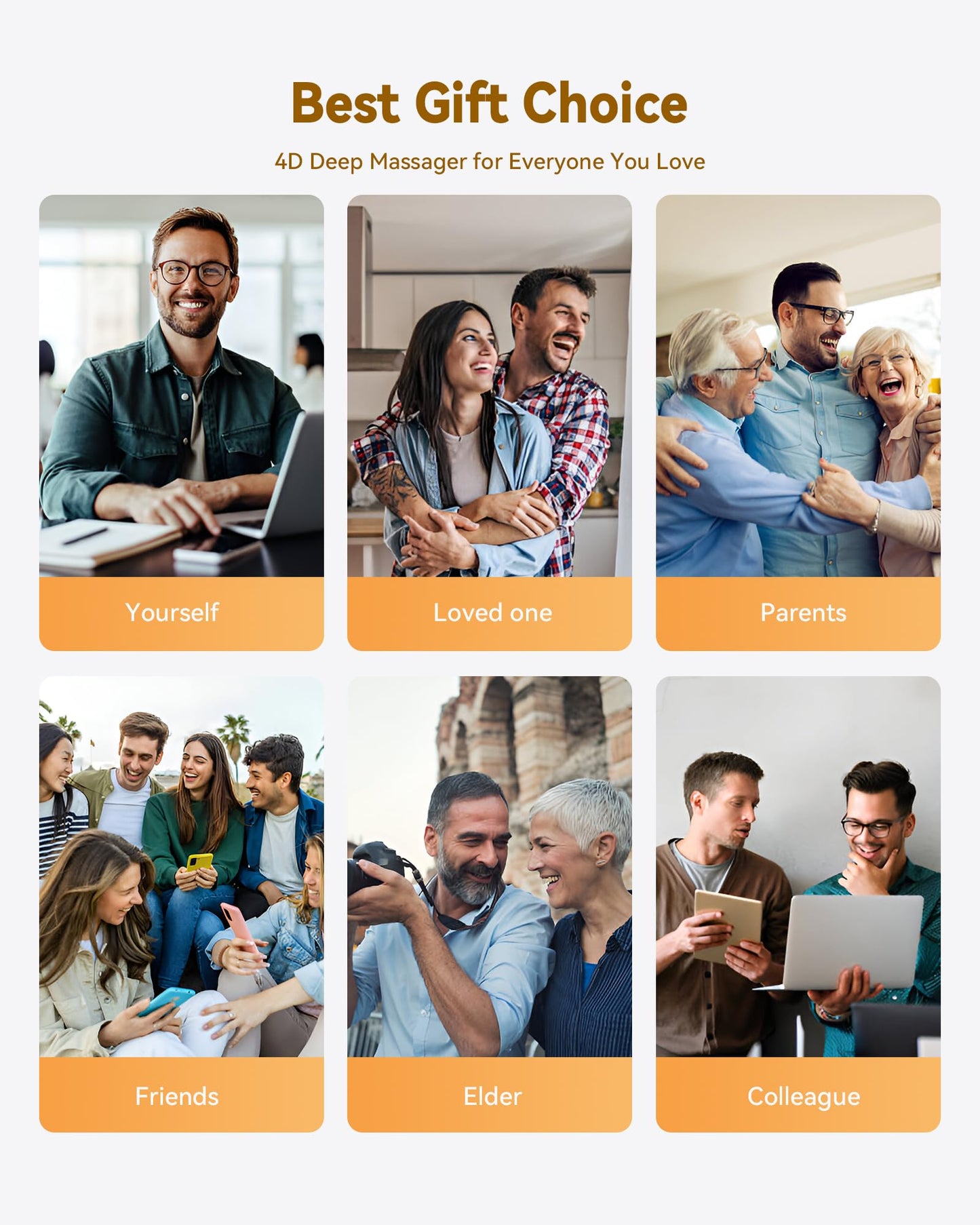 Shiatsu Neck and Shoulder Massager with Heat, Neck and Back Massager, Deep Tissue 4D Kneading Massage Pillow for Shoulder, Back, Body Muscle Pain Relief, Gifts for Women Men Mom Dad Friend, Corded Use