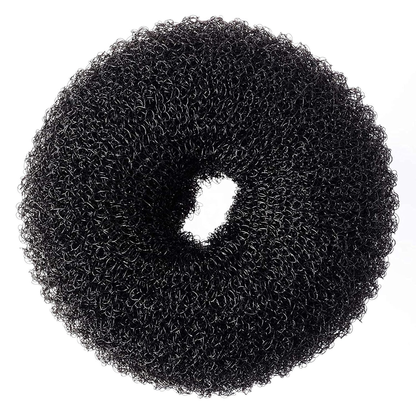 Hair Donut Bun Maker, Ring Style Bun, Chignon Hair Increase Doughnut Shaper for Thick and Long Hair (XX-Large, 5.5 Inch/Black)