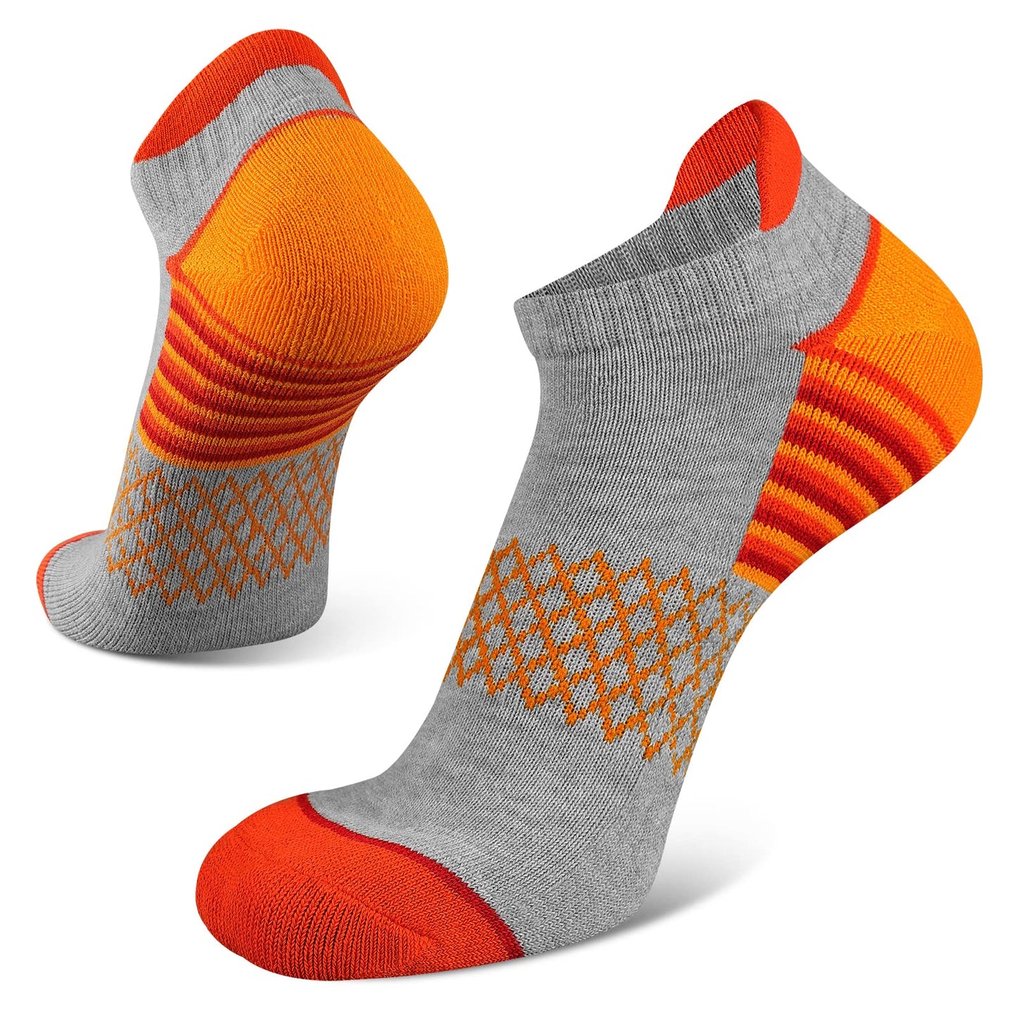 eallco Womens Ankle Socks Athletic Running Socks Sport Cushioned Socks With Tab 6 Pairs