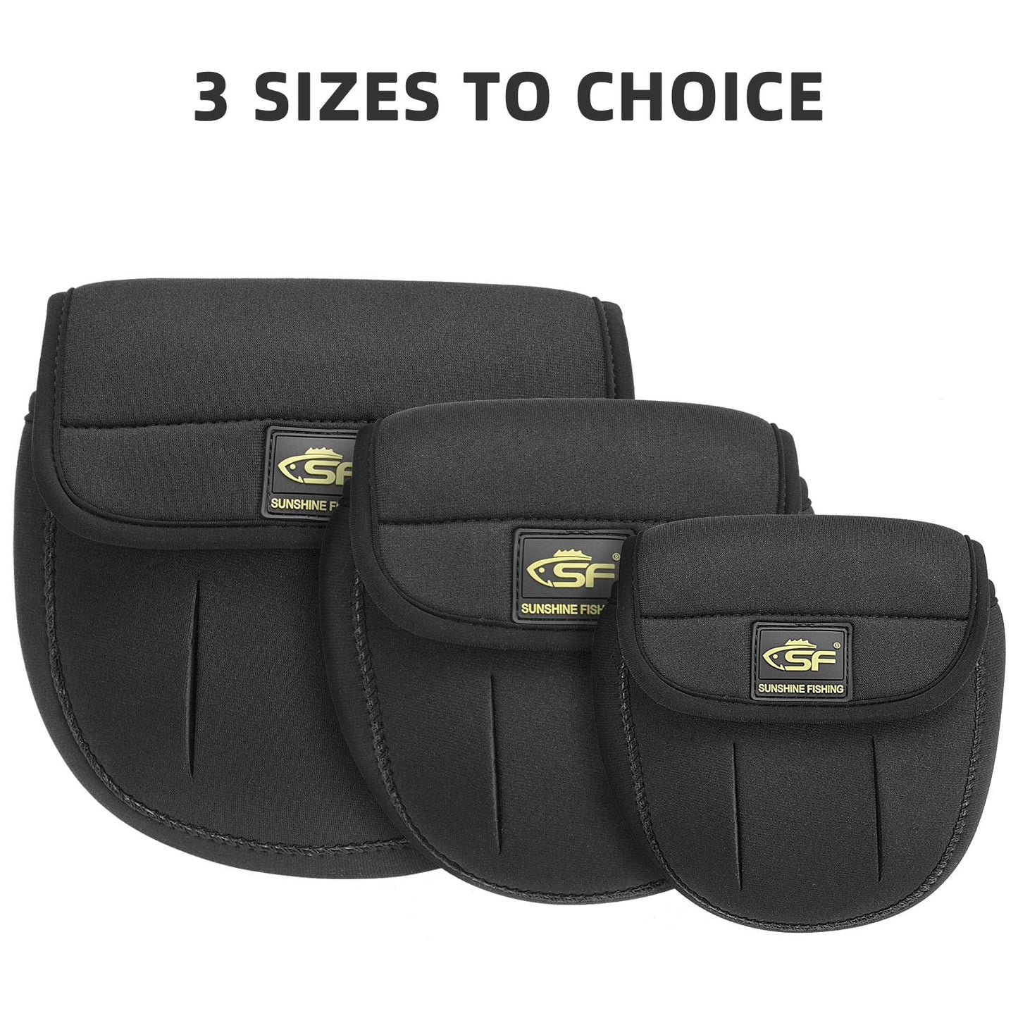 SF Spinning Reel Cover Case Bag Pouch Glove Fits up to 3000-Series Spinning Reels S