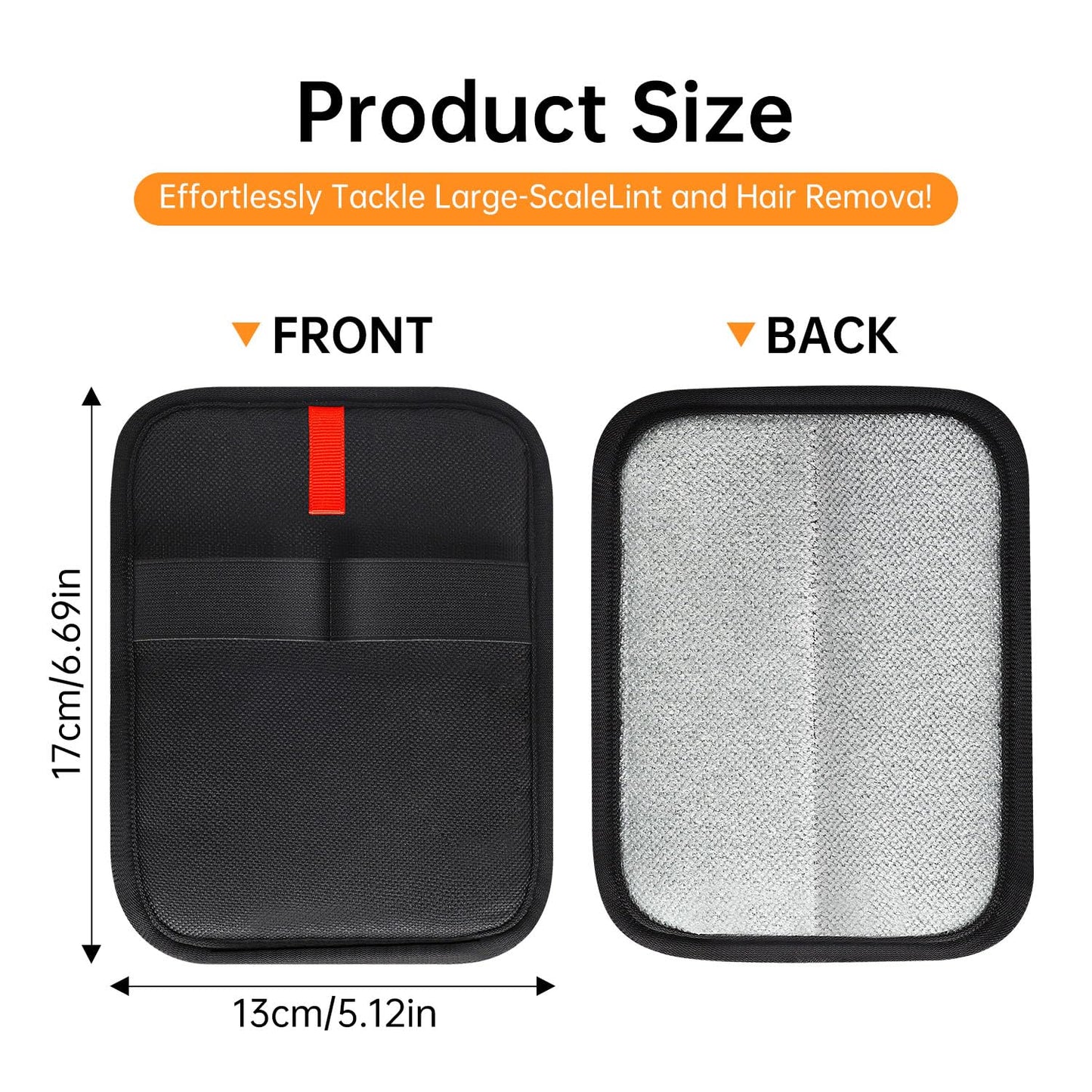 INABULETWO 1 Pcs Static Pet Hair Remover Gloves, Reusable Electrostatic Pet Cat Dog Hair Removal Grooming Gloves Brush Tool for Couch, Furniture, Carpet, Car Seat