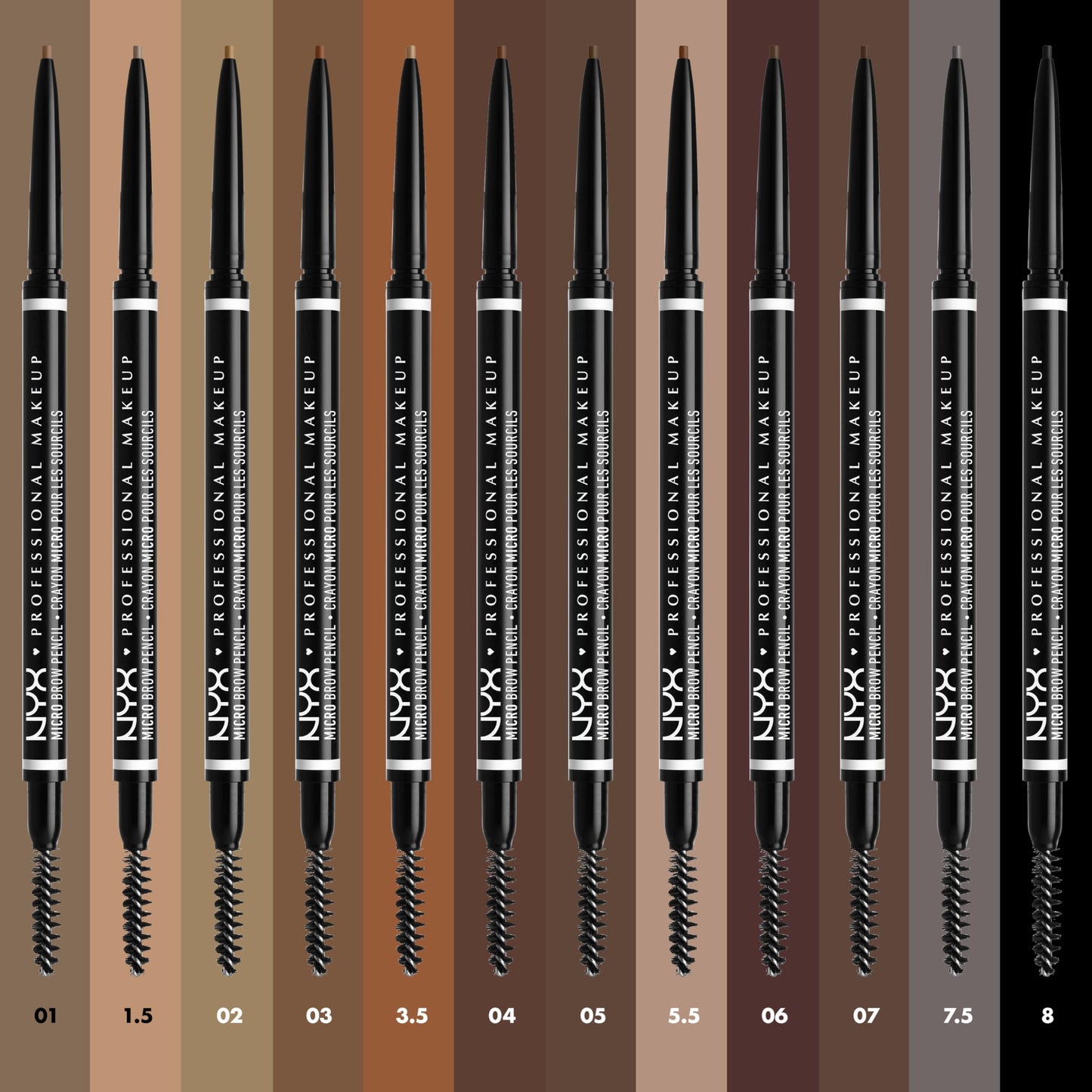 NYX PROFESSIONAL MAKEUP Micro Brow Pencil, Precise Eyebrow Pencil - Rich Auburn