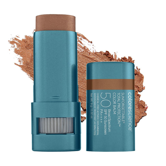 Colorescience Sunforgettable Total Protection Color Balm SPF 50, for Cheeks & Lips | Bronze